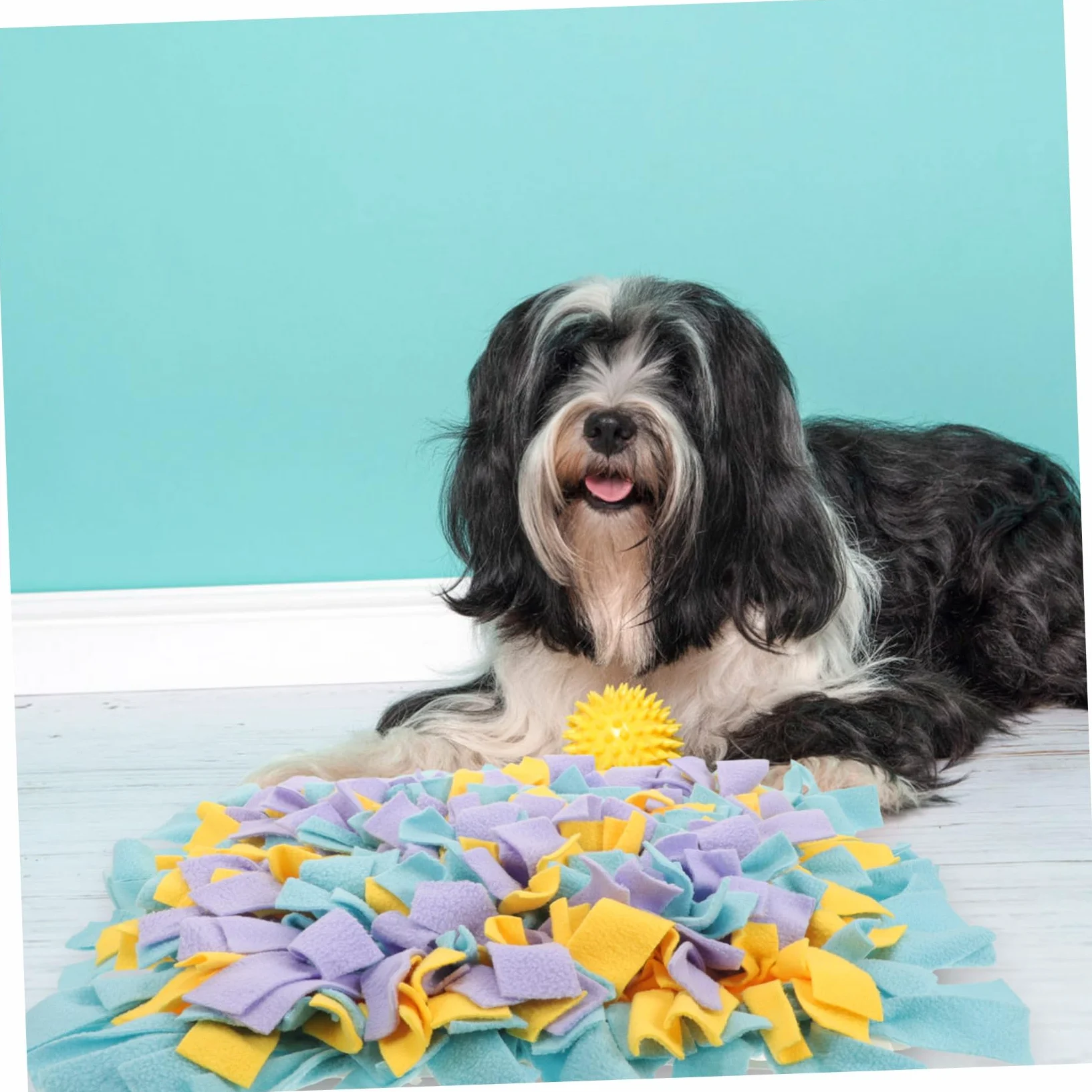 POPETPOP Tappetino Puzzle Per Cani Da Annusare Tappetino Interattivo Per Animali Domestici Morsi Per Cani Spesso Facile Da Pulire