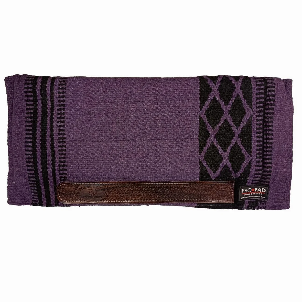 Sottosella Western PRO-Pad Classic, Morbido e Resistente, Indispensabile per Proteggere Il Cavallo da Traumi e Shock Eccessivi, Sobrio ed Elegante