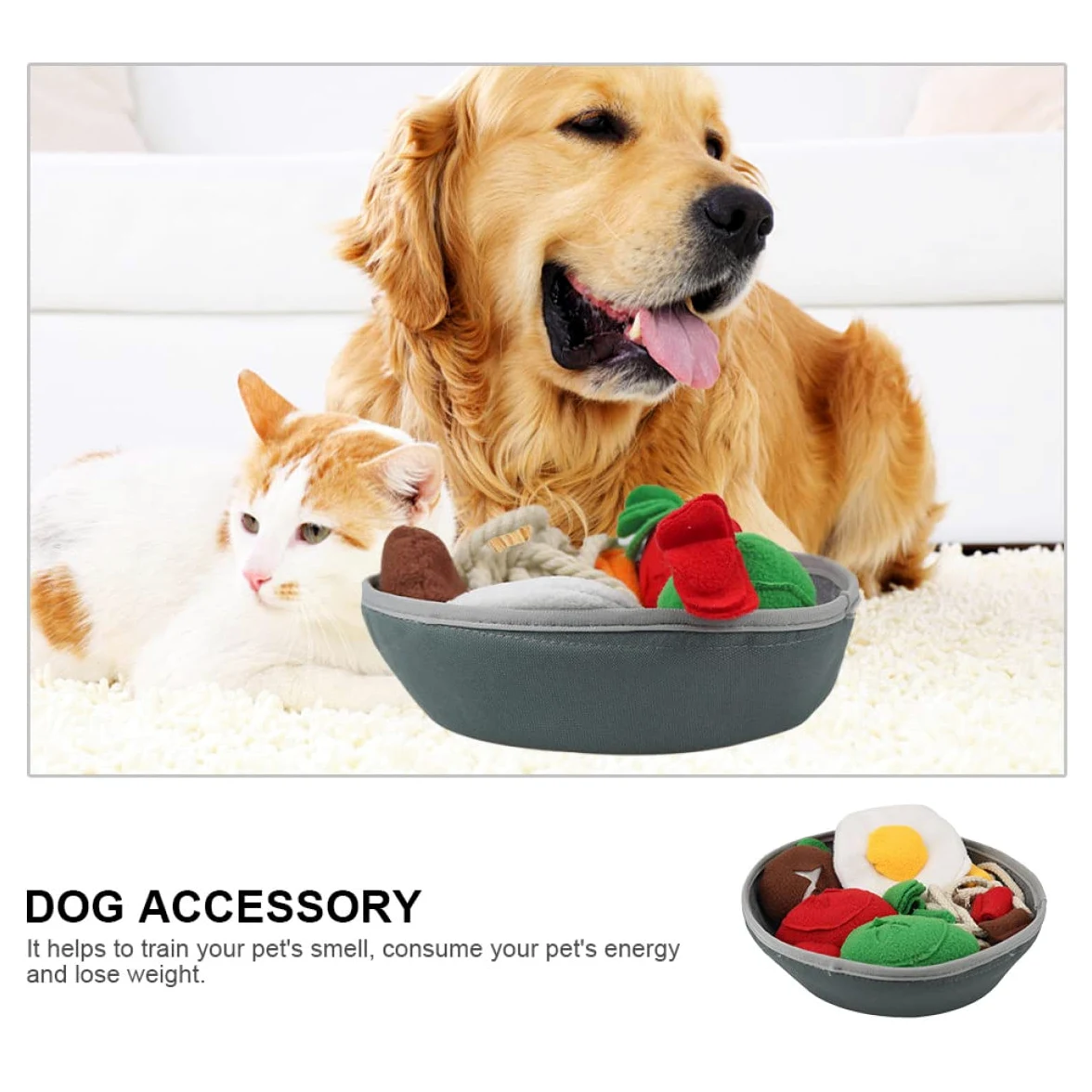 Sosoport Giocattolo Puzzle per Cani Giocattolo da Scavare per Casa per Dolcetti Materiale Selezionato Durevole Accessorio per Cuccioli