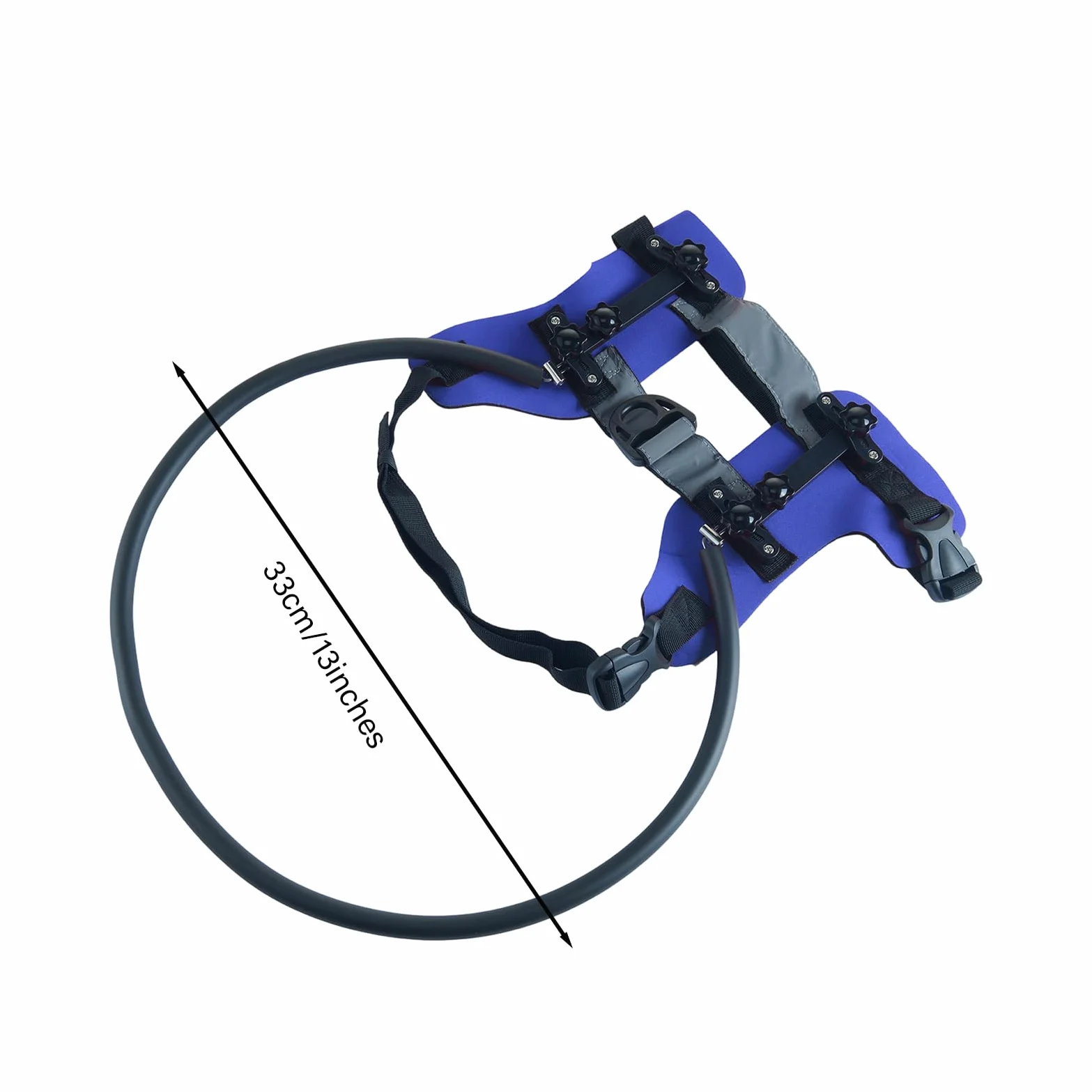 Pettorina Protettiva per Cane Cieco Collare guida con strisce riflettenti | Anello anticollisione per animali domestici per passeggiate, viaggi, addestramento, uso indoor/outd
