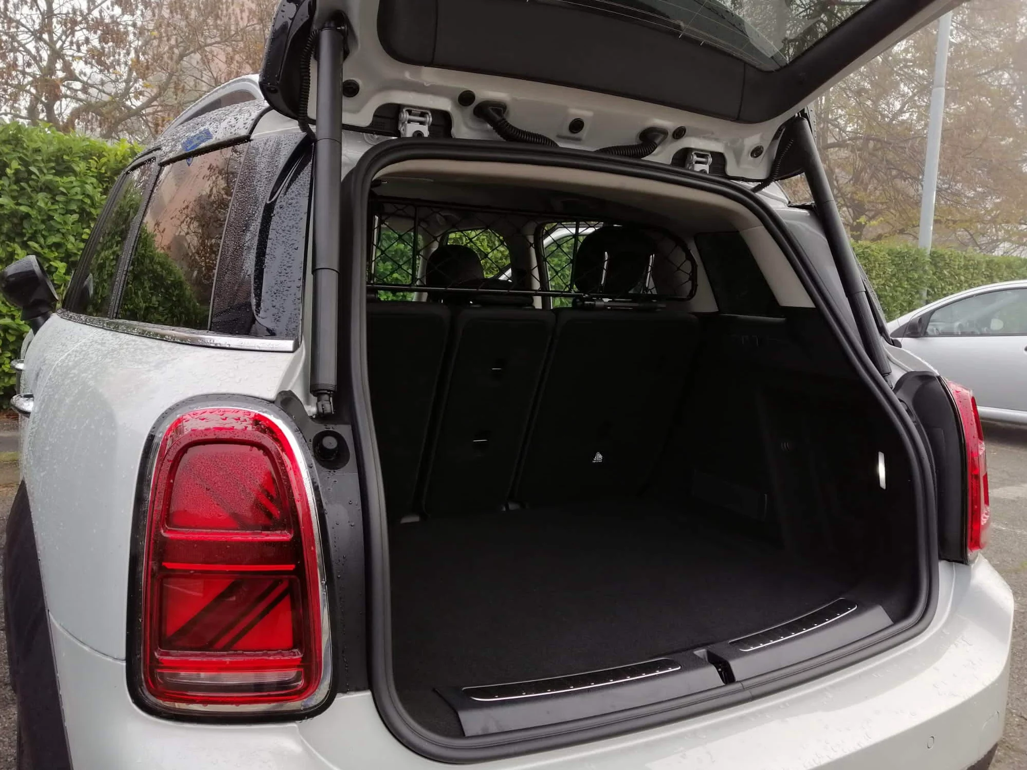 ERGOTECH Divisorio Griglia Rete Divisoria per Mini Countryman (dal 2016 in Poi) RDA65-HXXS16, per Trasporto Cani e Bagagli