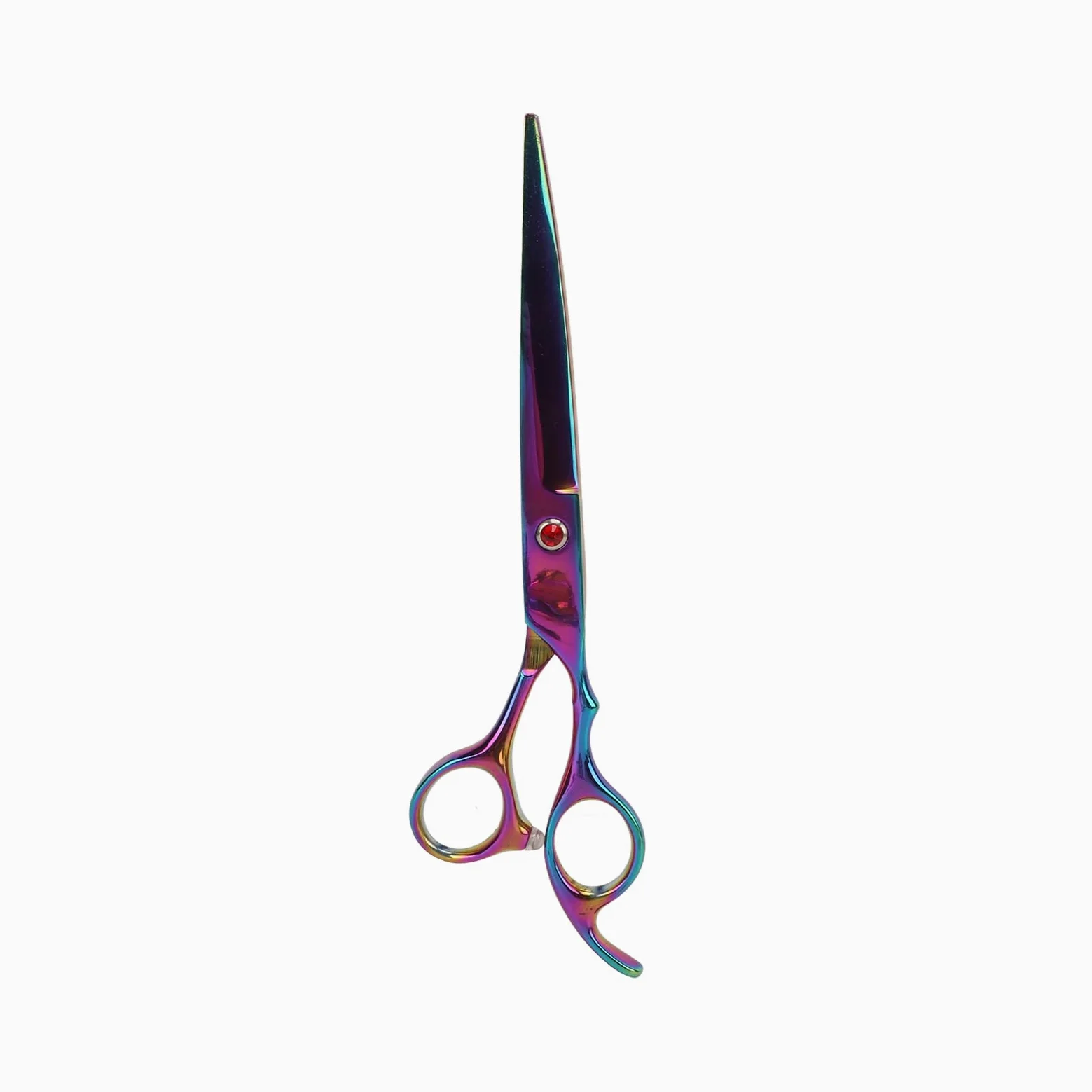 Qcwwy Set di Forbici per Toelettatura, Cesoie per Rifinitura in Acciaio | Kit 4 in 1 con Forbici Dritte e Dentate, Impugnatura Ergonomica e Pettine