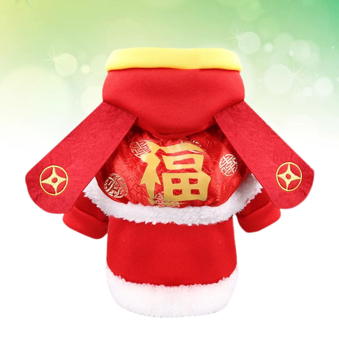 FRCOLOR 3 Pz Abbigliamento Invernale Vestiti Cappotti Per Cani Per L'inverno Costume Da Compagnia Di Capodanno Costume Capodanno Cinese Per Cani Creativo Cane Cappotto Invernale Cucciolo