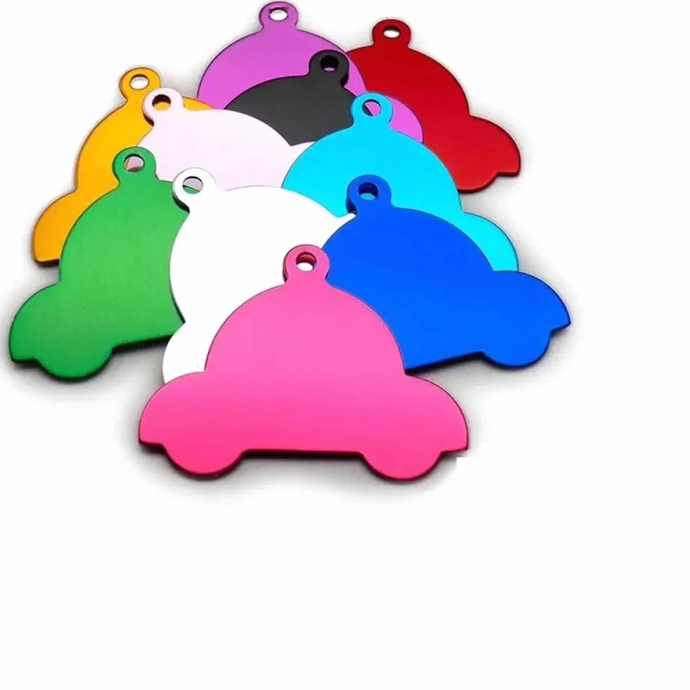 100 PZ Etichette Fai Da Te Incise Per Cani E Gatti Etichette Identificative Vuote In Alluminio Per Animali Domestici Pendenti Con Targhette Identificative Personalizzate Etichette Personalizzat