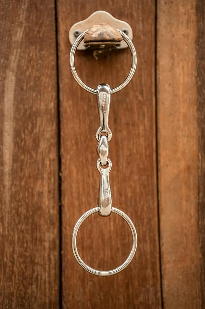 Equinate Pozione d'acqua in acciaio inox, 16 mm, doppia rottura, dentatura anatomica amichevole con azione delicata, incisione laser