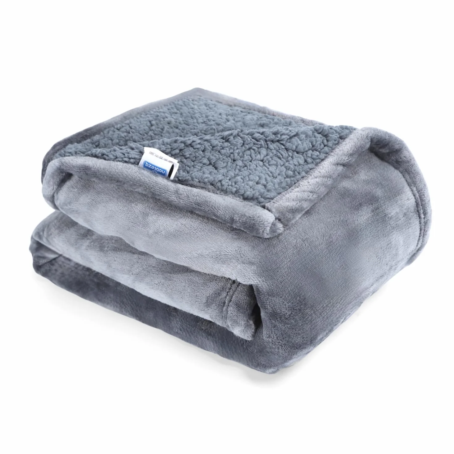 Nobleza Coperta Impermeabile per Cani, XXL 203 x 152cm Coperta Morbida e Soffice per Cane, Lavatrice, Reversibile Protettore per Divano, Grigio