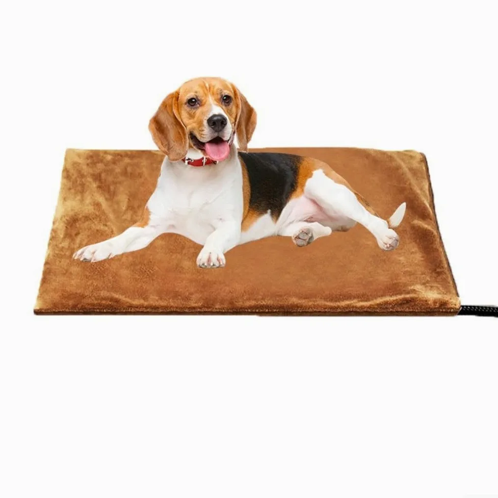 Sedile riscaldato per animali domestici, cuscino riscaldante elettrico, temperatura regolabile, timer resistente alla masticazione, calore sicuro per cani anziani artritici (2)