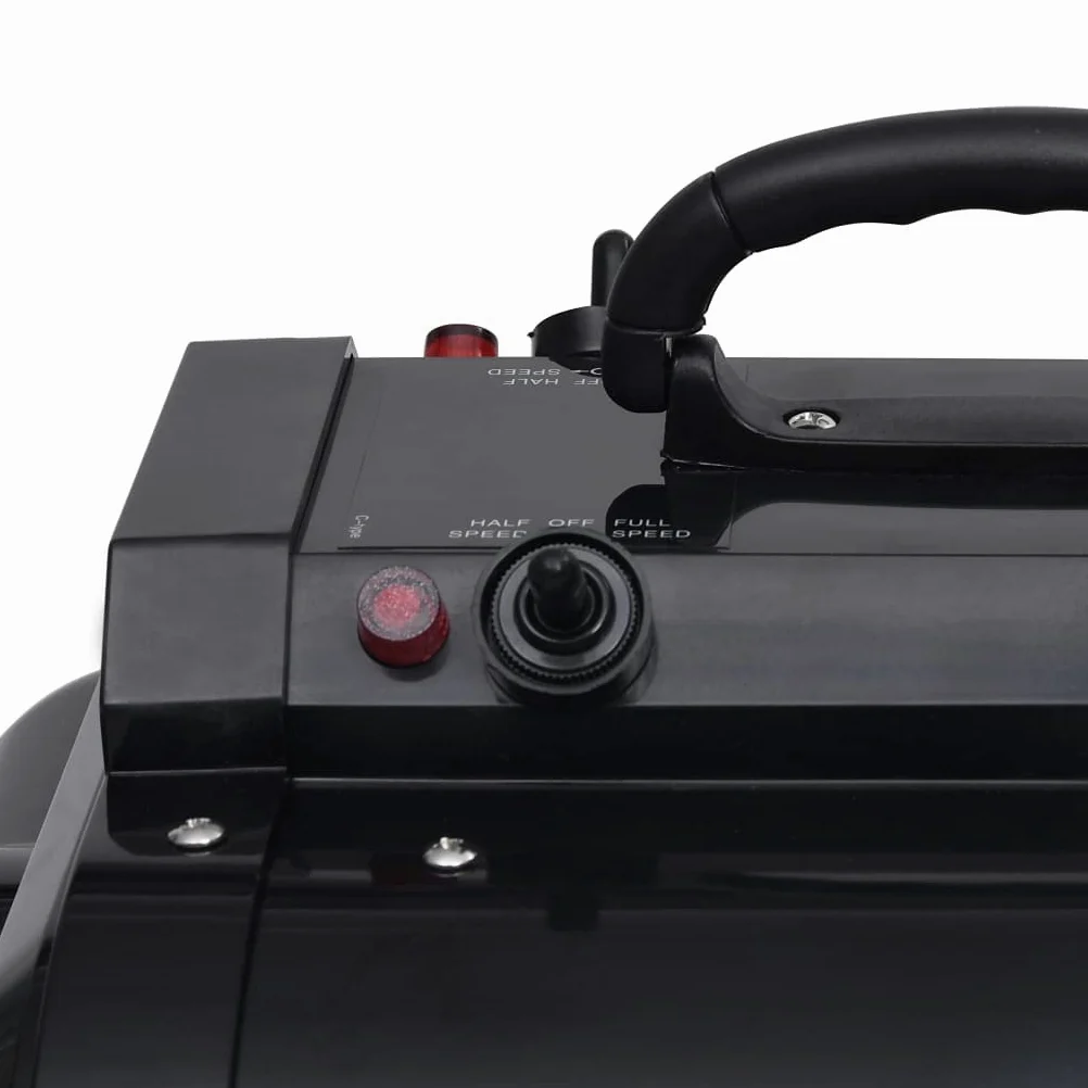 vidaXL Asciugatrice per Animali con Motore Doppio Asciugatore Phon per Animali Domestici Utensili per la Toletta degli Animali Nero