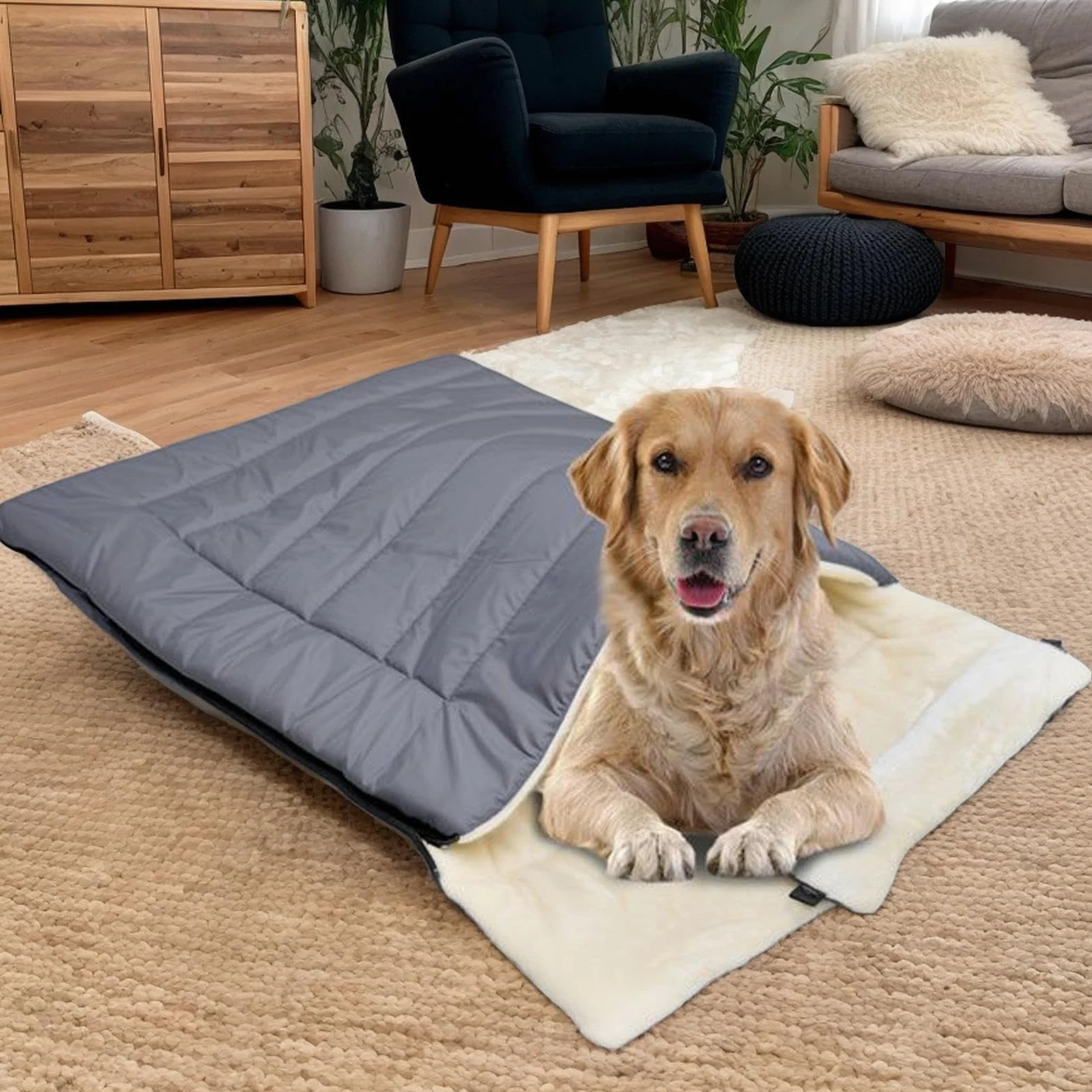 Tappeti per cani per, sacco a pelo per cani Tappetino da per cani con | per cuccioli Warm Waterproof per il campeggio per escursioni in zaino in dorsale esterno interno