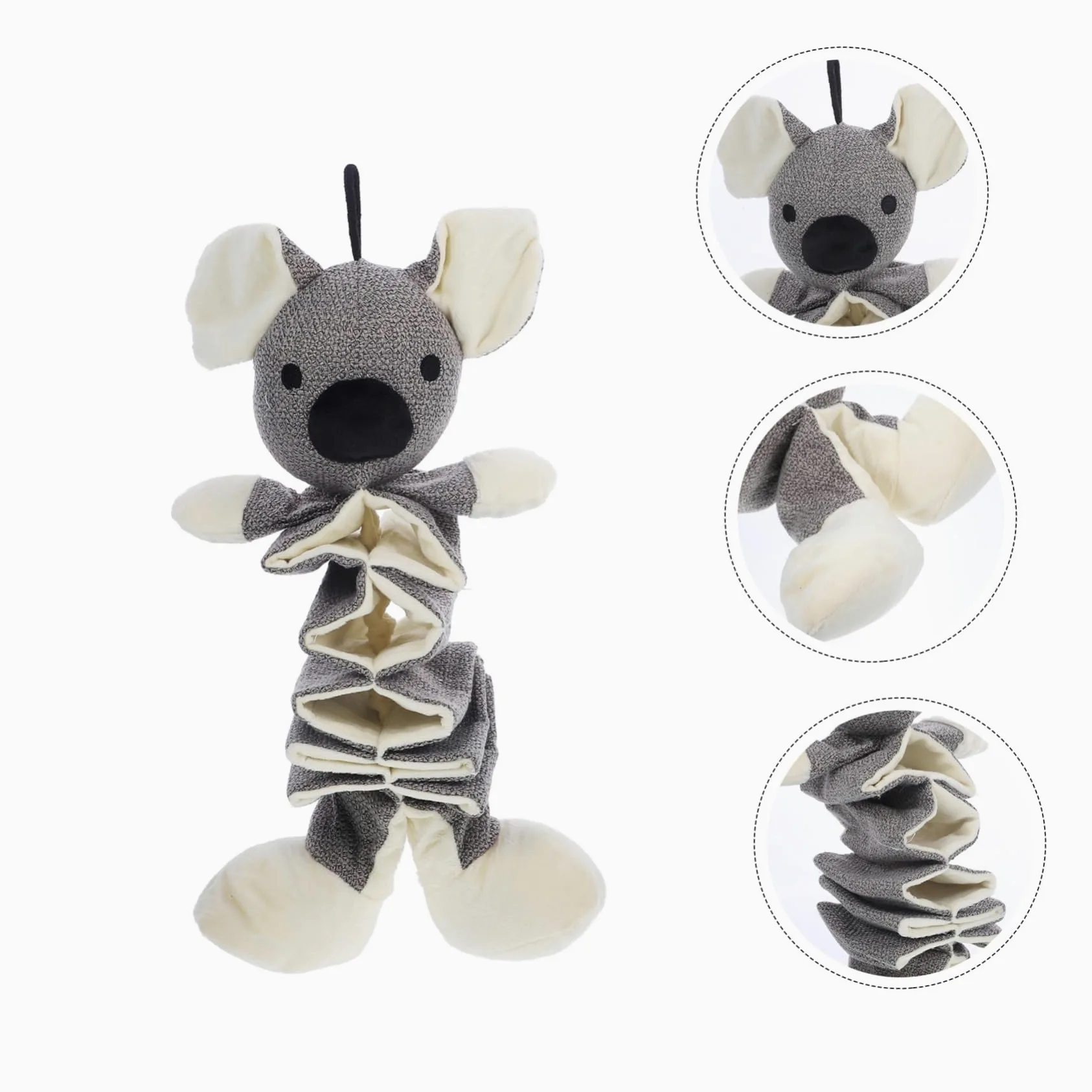 Didiseaon 2pezzi Giocattolo Per Cani Interattivo Peluche Giocattolo Squeaky Resistente Per Masticare e Giocare Compagno Per Noia e Comportamenti Distruttivi