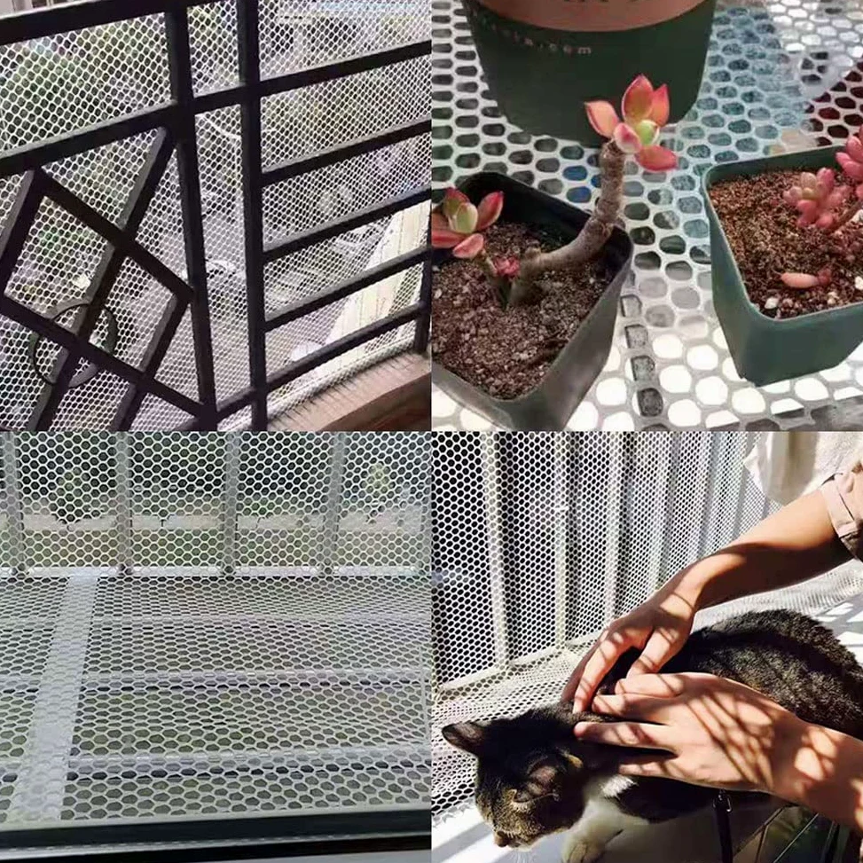 Rete di sicurezza per gatti per balconi e finestre, rete di protezione anti-caduta per la sicurezza interna degli animali domestici