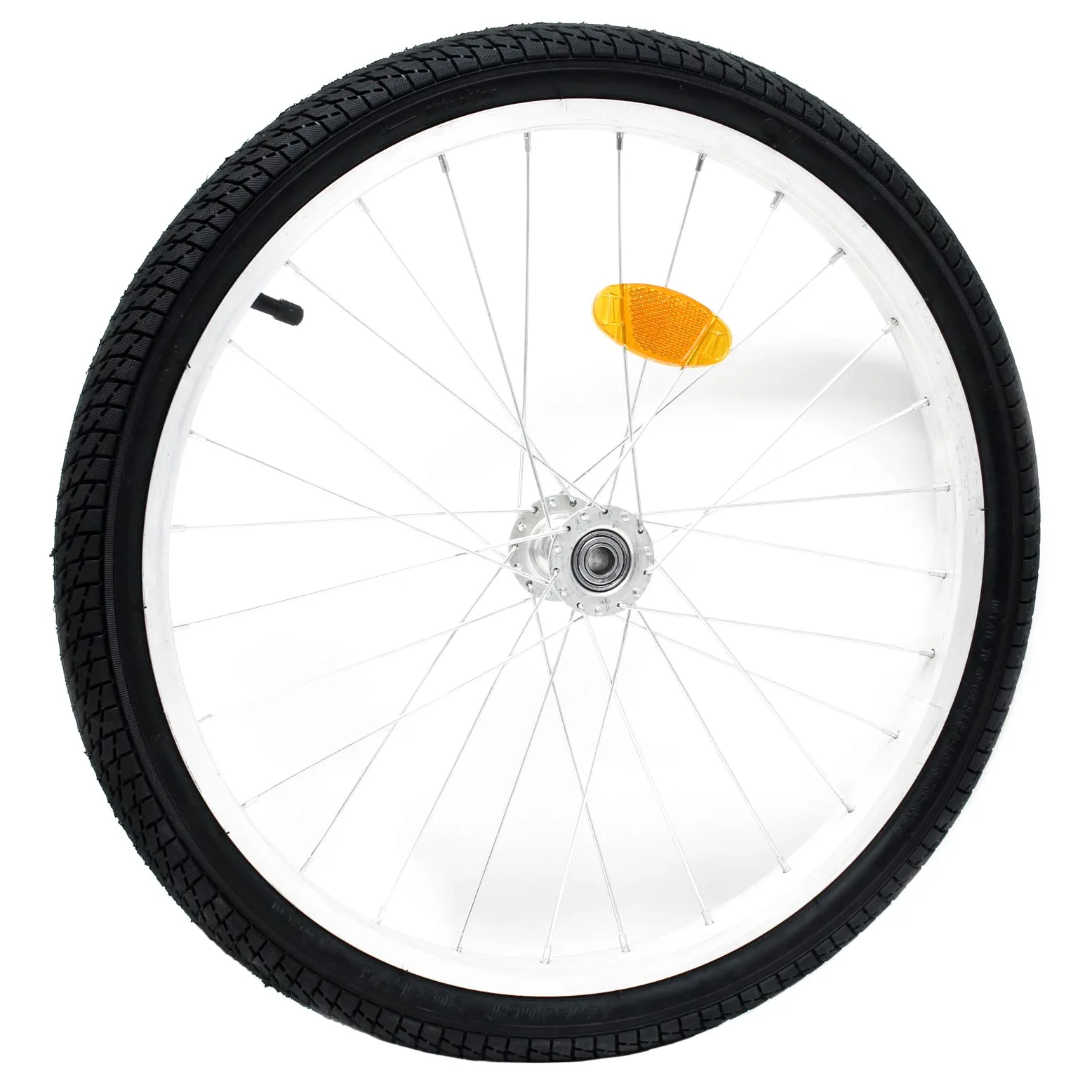 Wiltec Ruota di ricambio per rimorchio da bicicletta per cani 47-406 (20x1,75 pollici) Con valvola Schrader