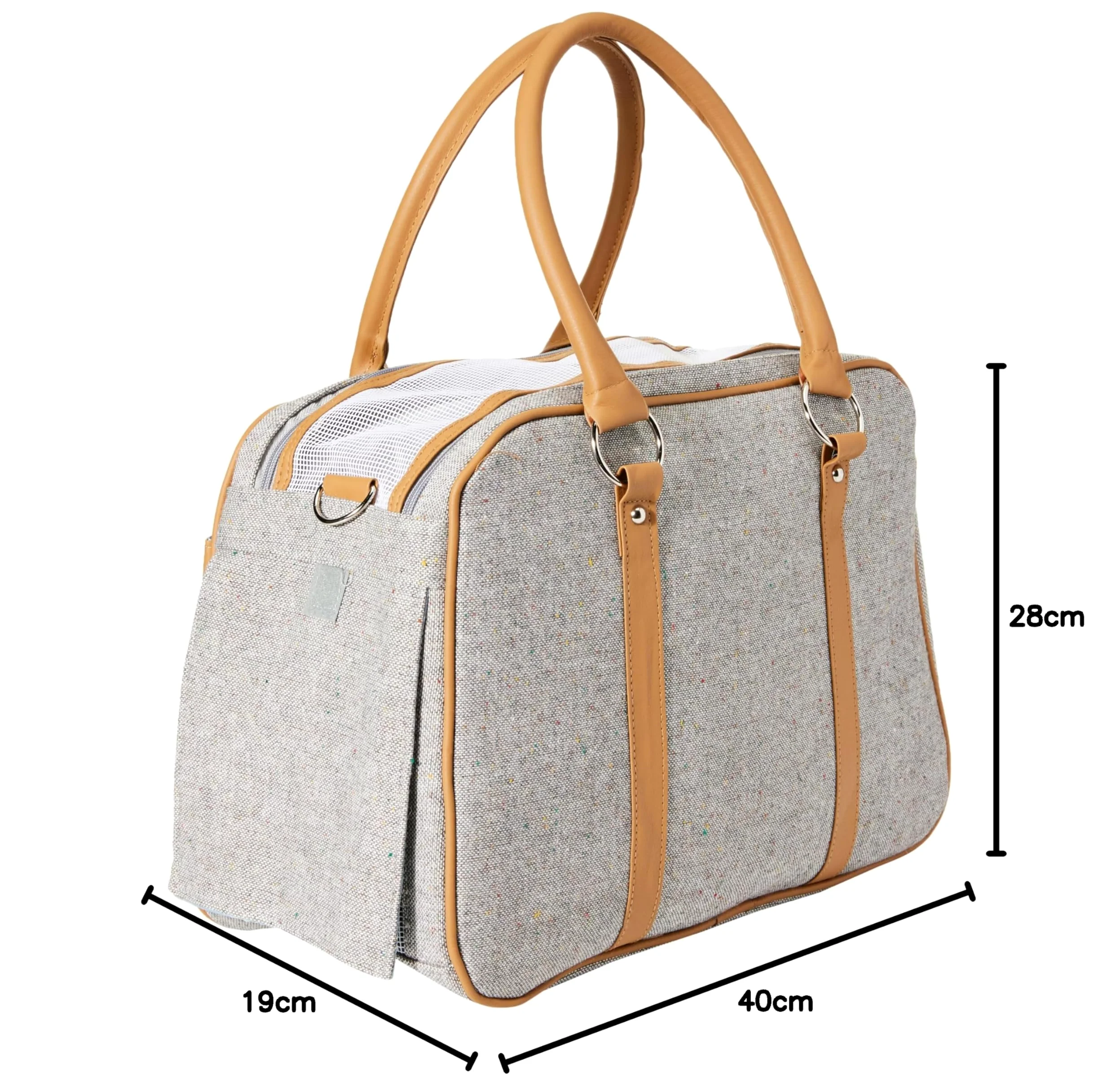 TRIXIE Helen - Porta Cani 40 x 28 x 18 cm, Colore: Grigio