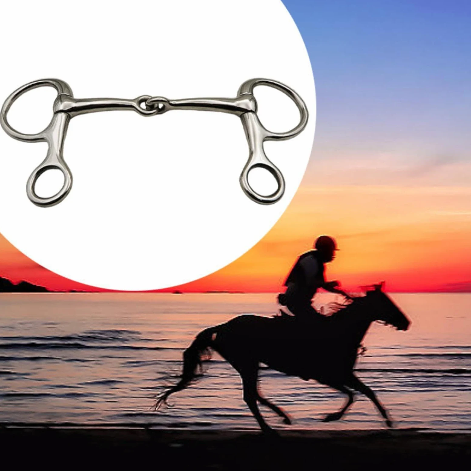 Morso per Cavallo, Filetto per Cavallo, Filetto a guancia, Attrezzatura per l'addestramento dei Cavalli, morso a Bocca per Cavallo