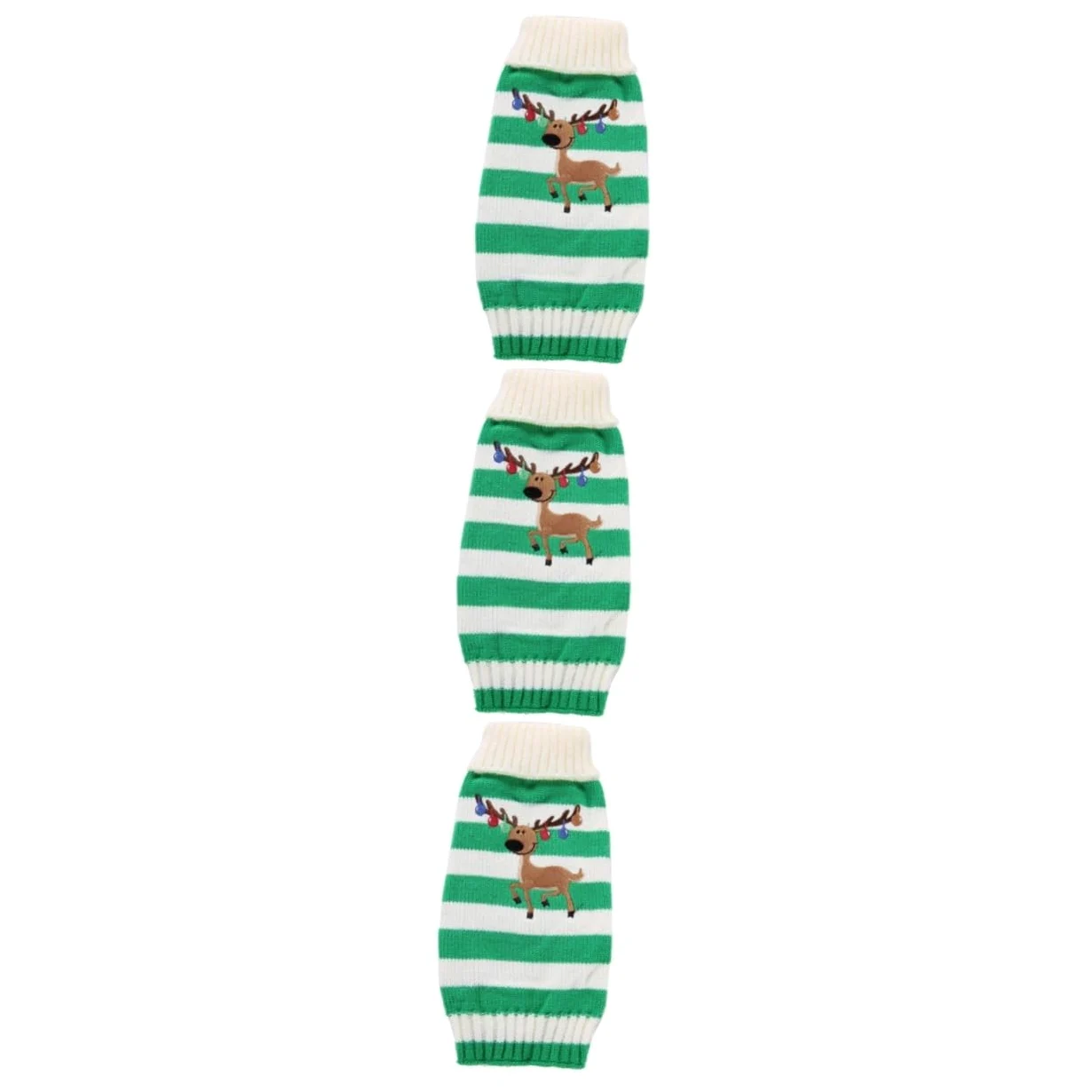 BESPORTBLE 3 Pz Abbigliamento per Cuccioli Maglioni per Cani per Costumi per Cani per Animali Domestici Vestiti per Cani di Natale Maglione Lavorato a Maglia per Cani di Natale Cane