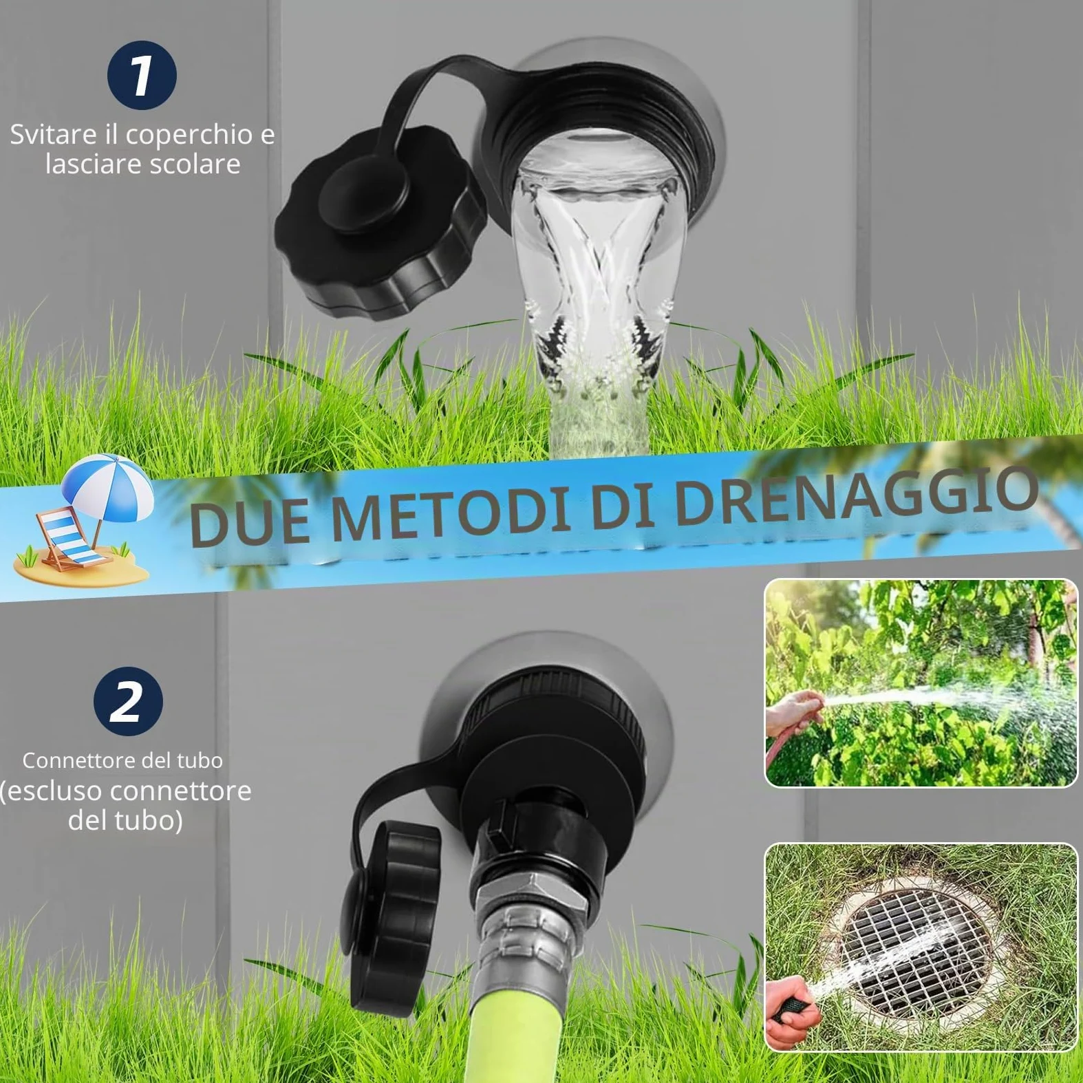 Piscina per cani extra large, 160 cm, resistente, pieghevole, per cani di grossa taglia, antiscivolo, con valvola di scarico e 2 giocattoli da masticare, piscina pieghevole per cani, per giardino