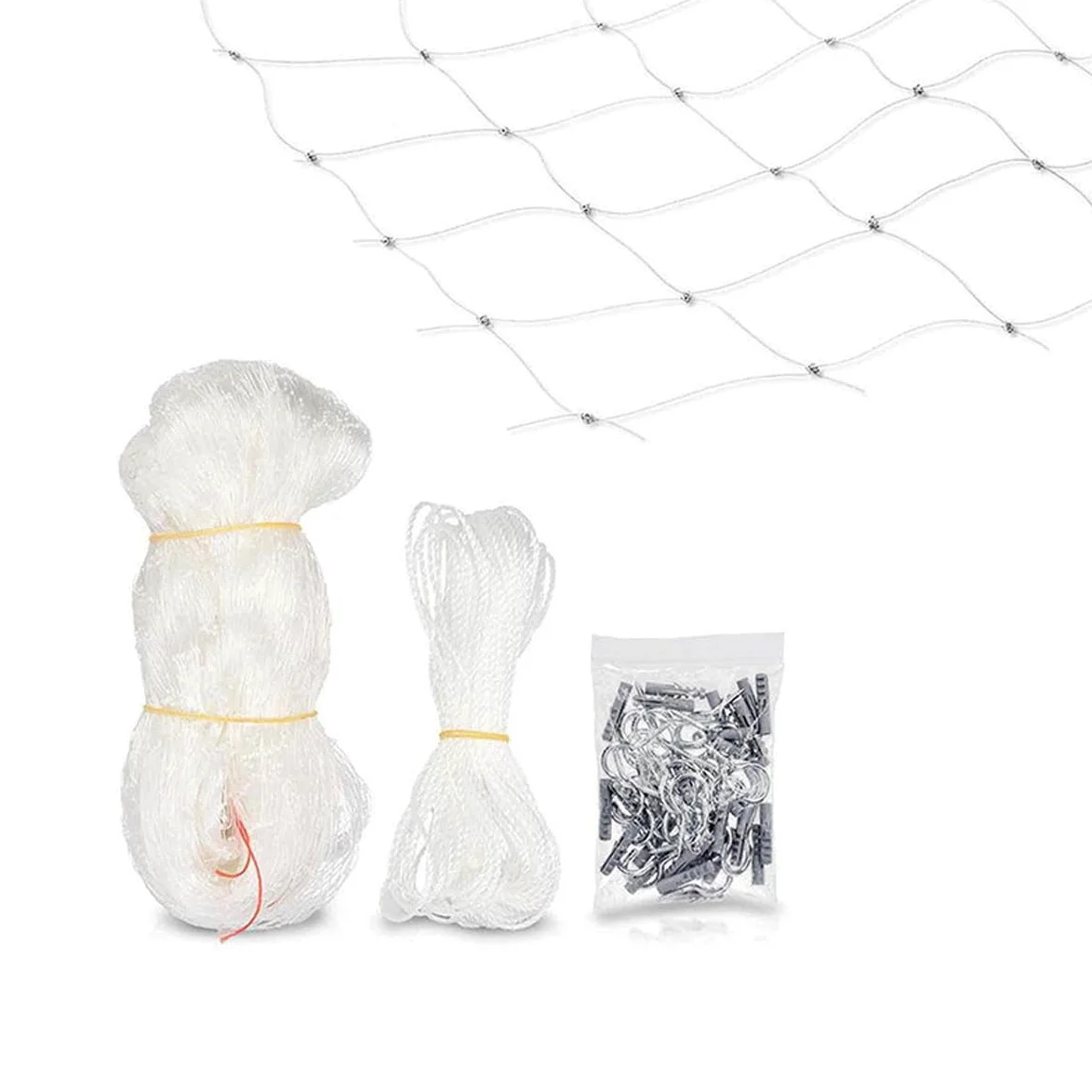 Sarini Protezioni Reti per Gatti 6 X 3 M Protezioni in Filo di Nylon di plastica Reti anticaduta di Sicurezza per Gatti?; Animali Domestici per Proteggere Le finestre del Balcone