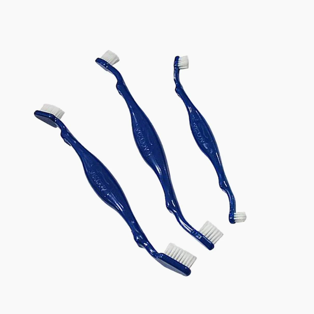Angoily 9pezzi Spazzole Per Denti Per Cani Spazzolino Doppia Faccia Con Manici Lunghi e Setole Super Per Cani Cuccioli e Gatti