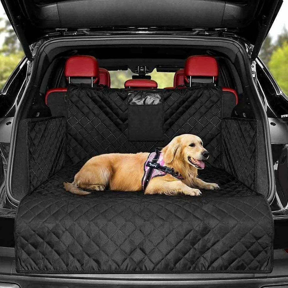 Copribagagliaio Auto Cane per Dodge Journey Hornet, Telo Protezione Bagagliaio Cani Impermeabile con Paracolpi Copertura Sedile Posteriore