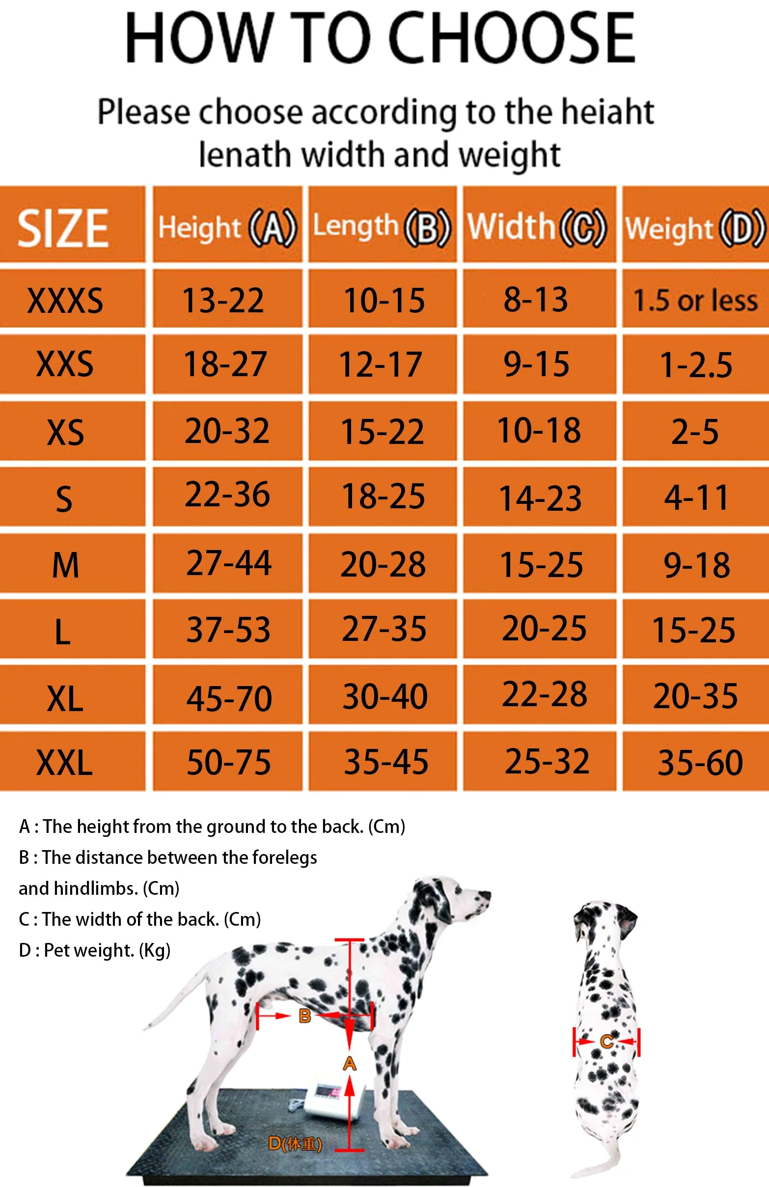 Sedia a Rotelle per Cani Disabile Regolabile Carrellino per Cani, Peso 1~60 kg, Riabilitazione per Gambe Posteriori/Zampa Posteriore, per Cane e Gatto, 2 Ruote, Dog Cat Wheelchair