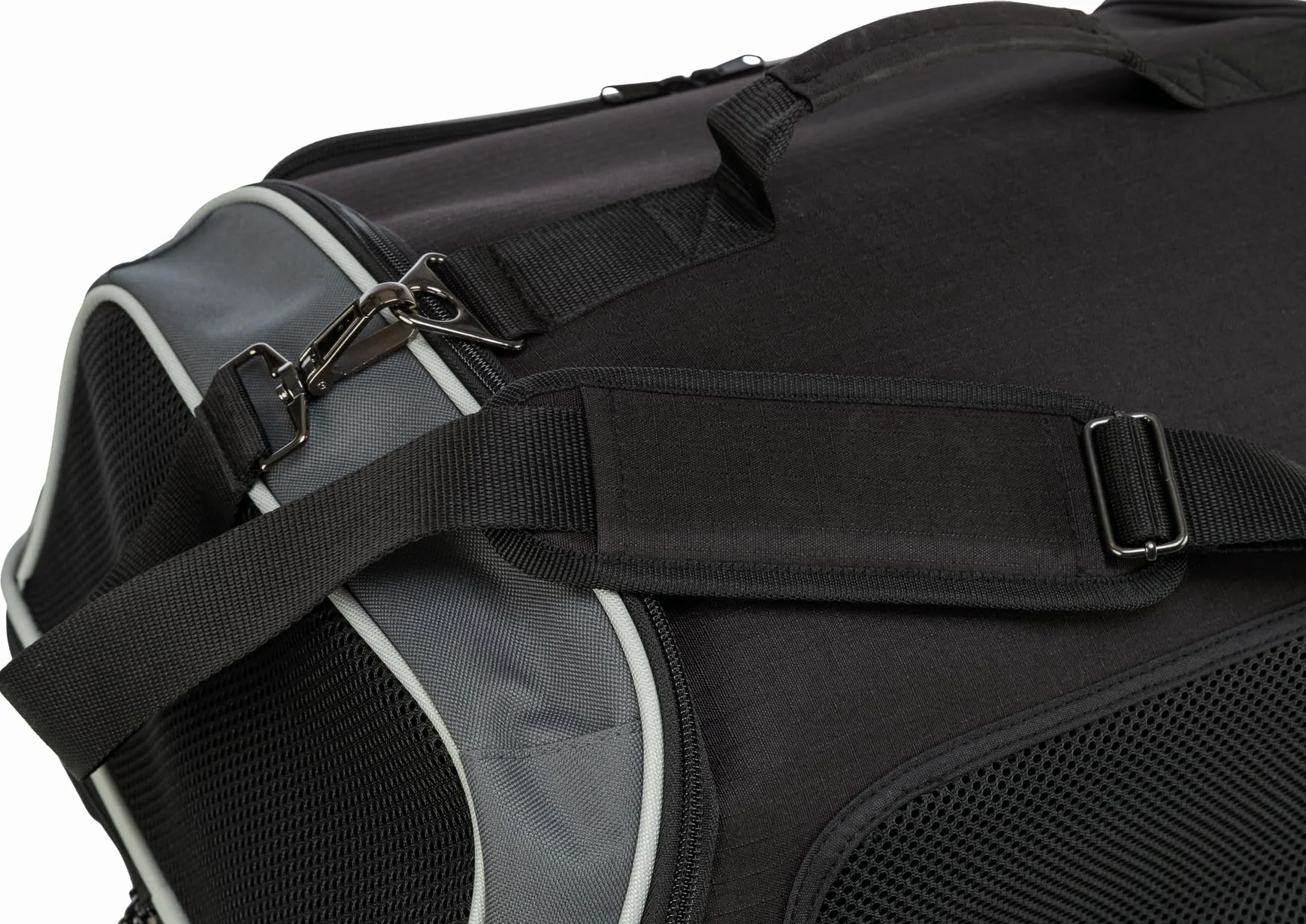 Trixie borsa aereo per borsa per cani imbarco nero/grigio 55x23x40 cm