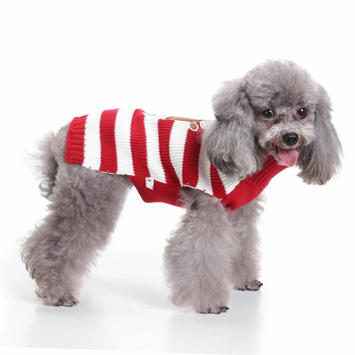 Mipcase 3 Pz Maglione Natalizio per Animali Domestici Costume da Gatto di Natale Maglione per Cani in Pile per Cani Costume Cane Natale Maglioni Cane Vestiti Invernali per