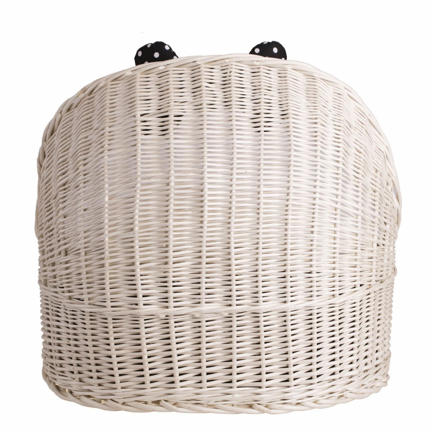 Katzenkorb 497 Cestino per Cani e Gatti in Vimini, Crema_Beige, 60 x 46 x 48 cm