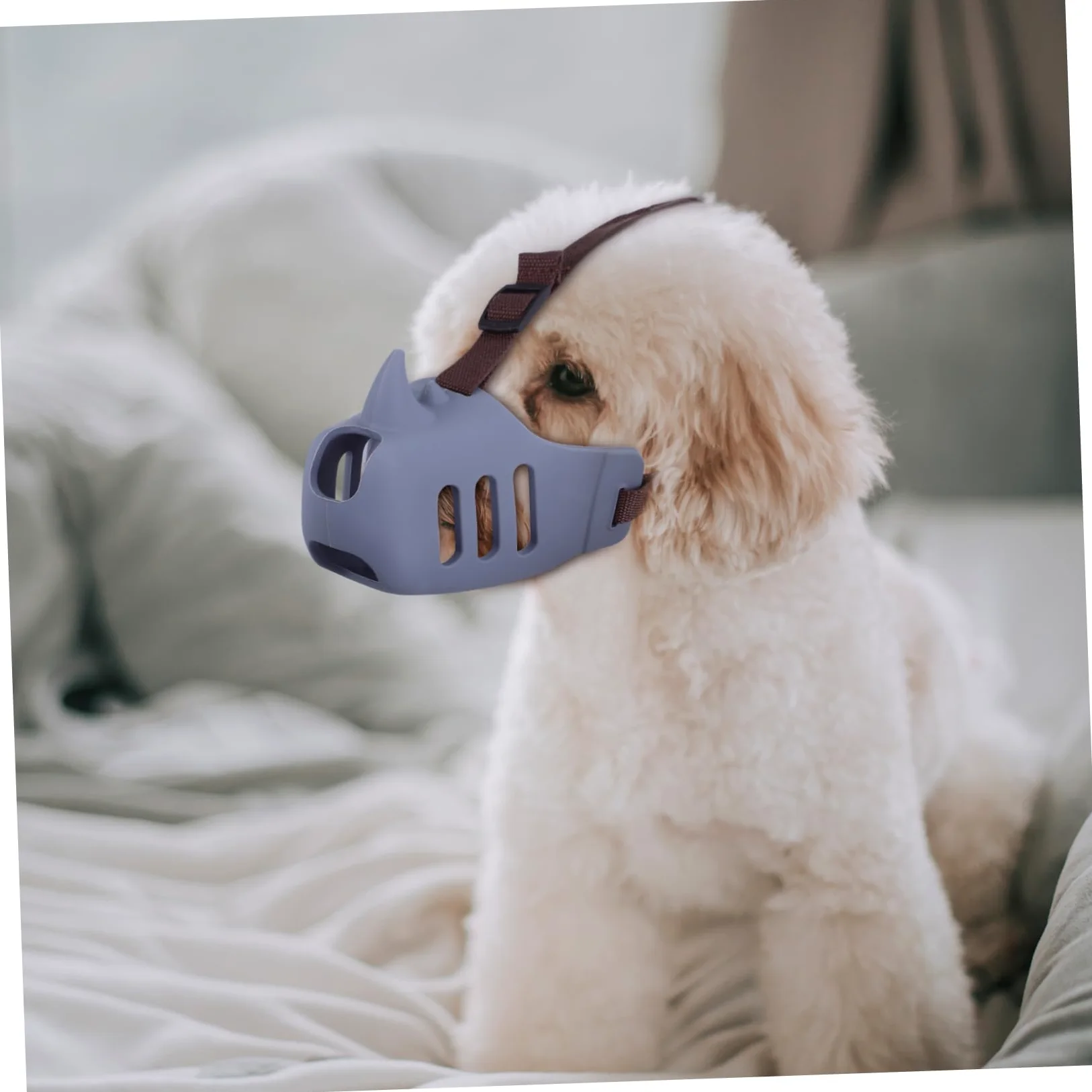 BESPORTBLE Museruola per Cani in Silicone Morbido 3 Pezzi, Regolabile e Confortevole, Adatta per Cani Medi e Grandi, per Prevenire Morsi e Grooming