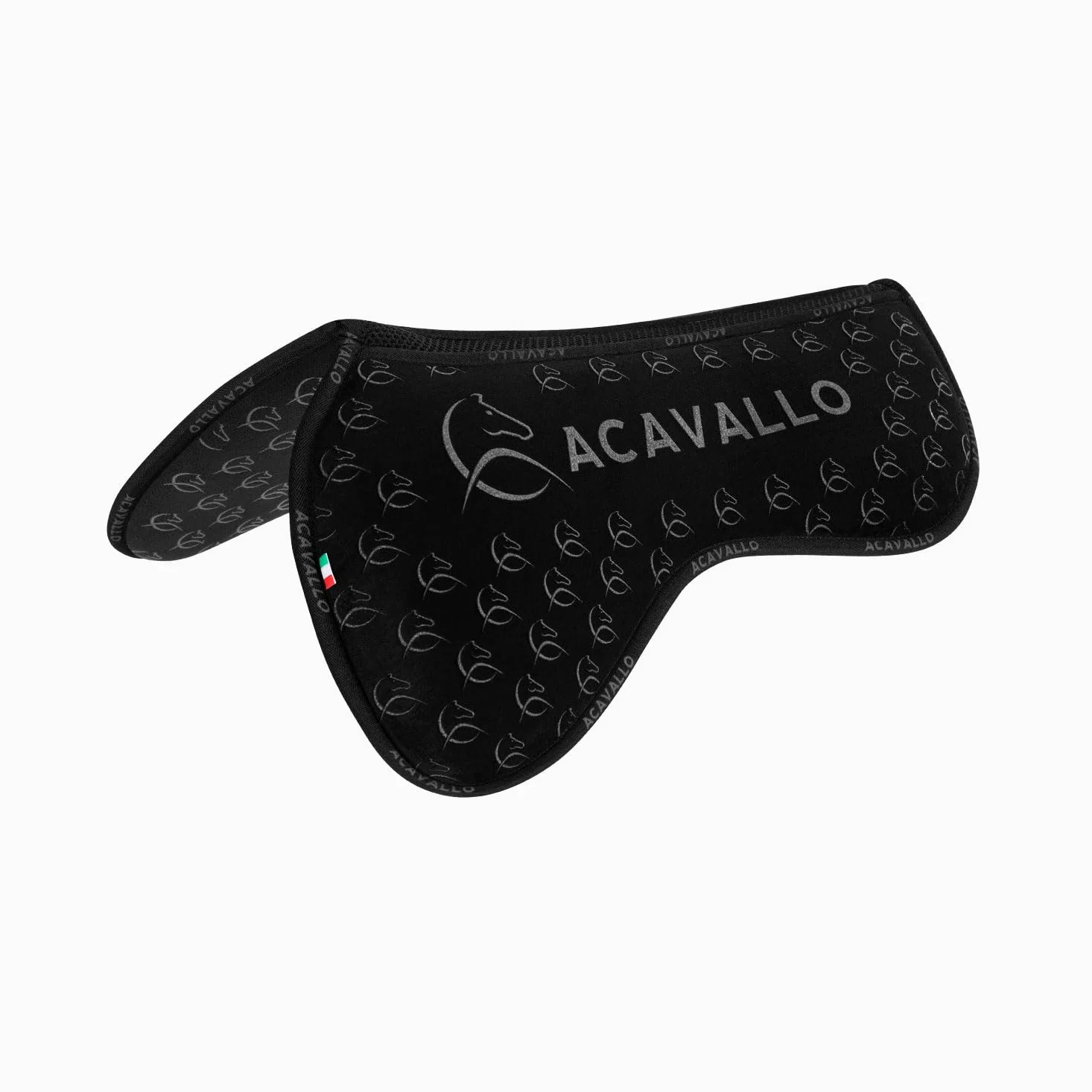 Acavallo SALVAGARRESE Close Contact & Memory Foam Mezzo Pad Grip System in Silicone Nero L