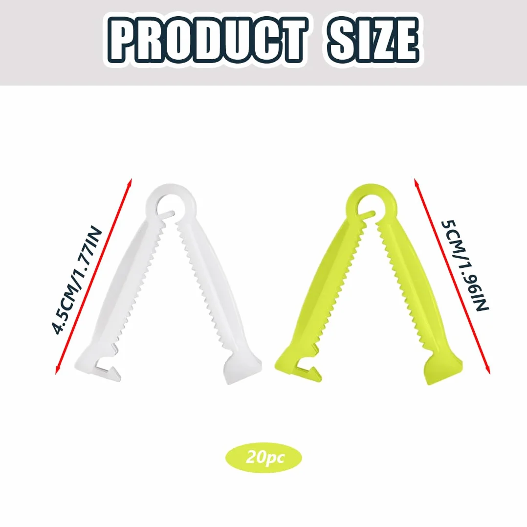 WeddHuis 20 clip monouso per cordone ombelicale per la nascita,clip per cordone ombelicale,in plastica,per piccoli animali,gattini,cuccioli,agnello,maialino
