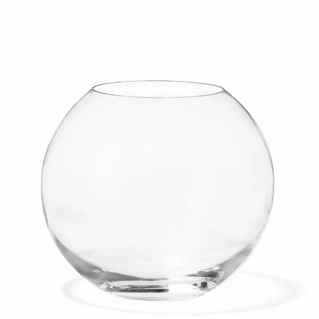 Trade Shop - Ampolla Boccia per Pesci in Vetro 30 Cm Acquario Pesce Rosso Centrotavola