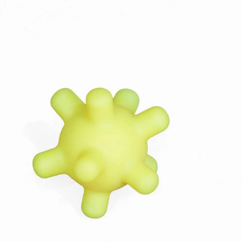 Giocattoli for cani, giocattoli for animali domestici, palline sensoriali for, testurizzate da toccare con la mano, morbide massaggio, giocattolo resistente ai morsi di cane, 6 pezzi casuali