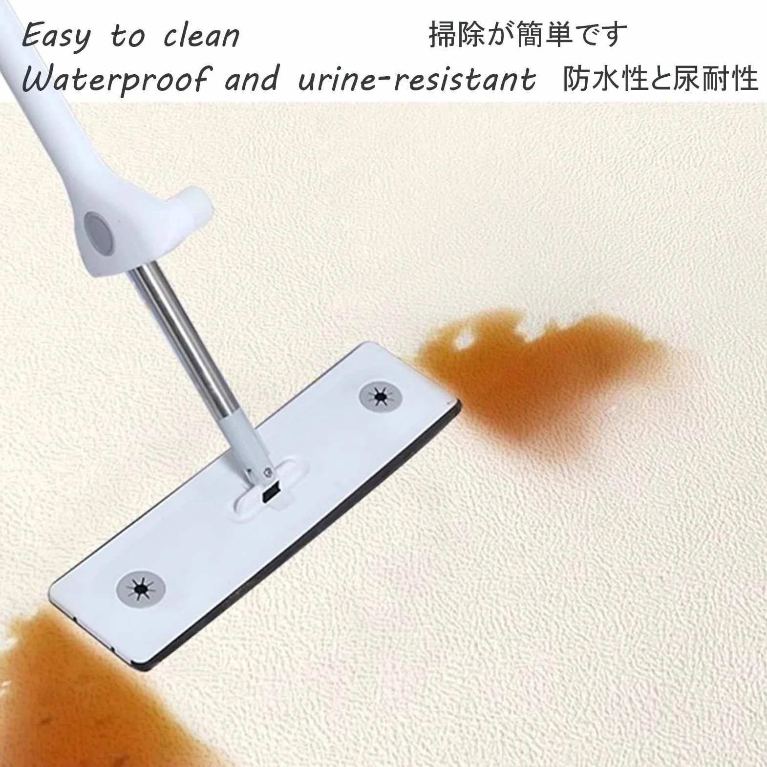Impermeabile Tappetino Ciotola Cane, Faciledapulire Cancellabile Sottociotola Antiscivolo, Sottociotola Gatto In PVC, Durevole Tappetino Per Cani, Tappetino Per Ciotola Per Cani E Gatti(Brown,100x140c