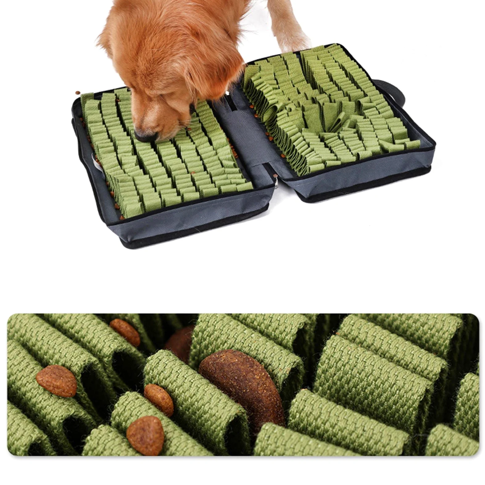 Cane Snuffle Peluche Treat Dispensing Coperta Per Cani Interattivo Ripieno Pet Masticare Giocattolo Ridurre La Noia Obesità