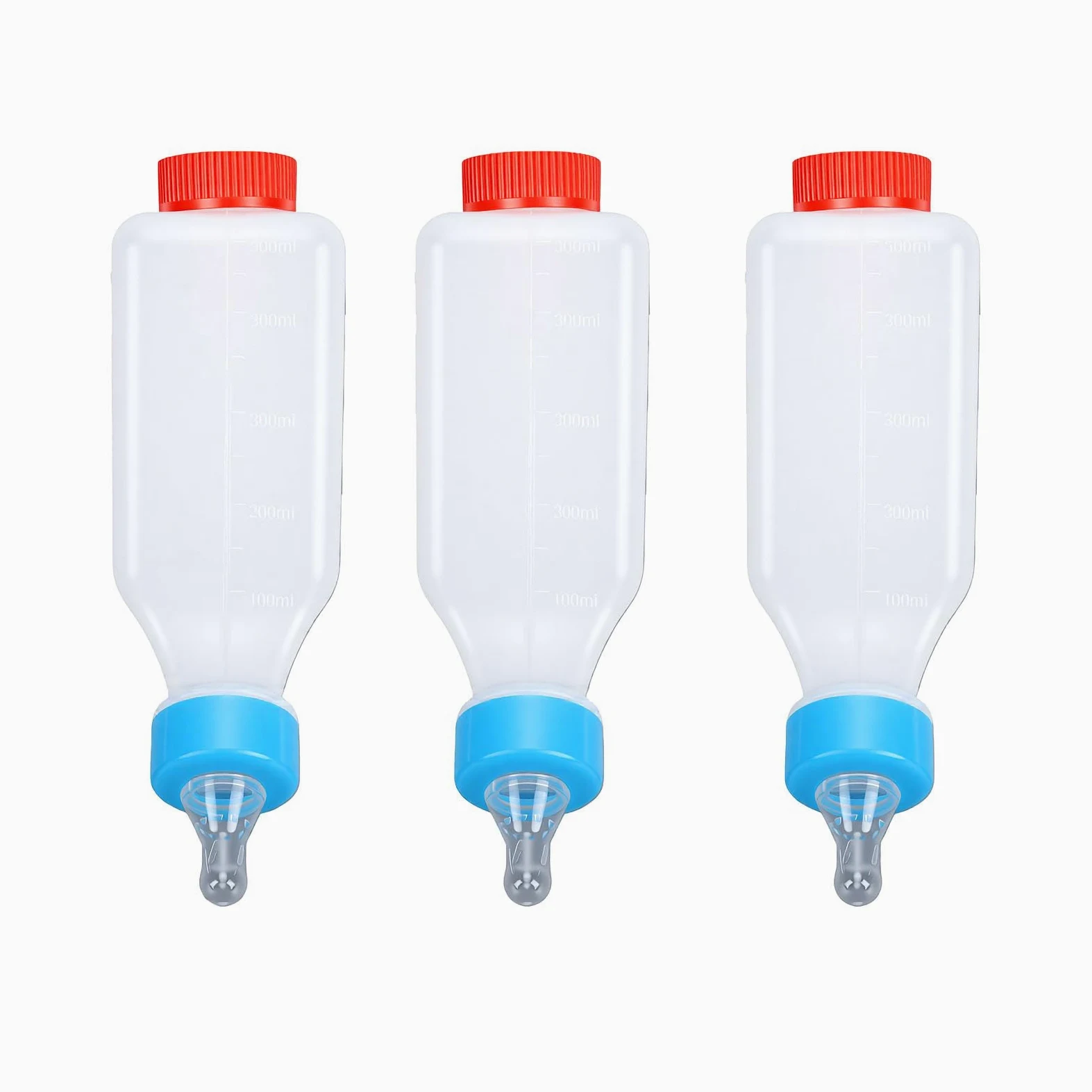 SIXRUN Allattatore per Latte di Agnello Biberon per Agnello Biberon per Confezione da 3 500 Ml Design da Appendere in Plastica per Agnelli Capre Bambini Cuccioli di Pecora