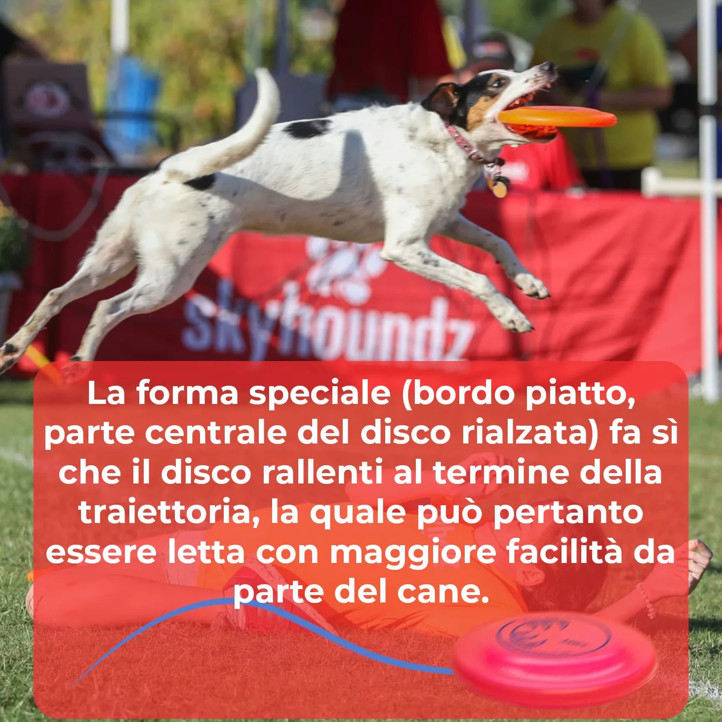 Hyperflite K10 Jawz Frisbee Resistente Morso per Cani per Discdogging - Rosso
