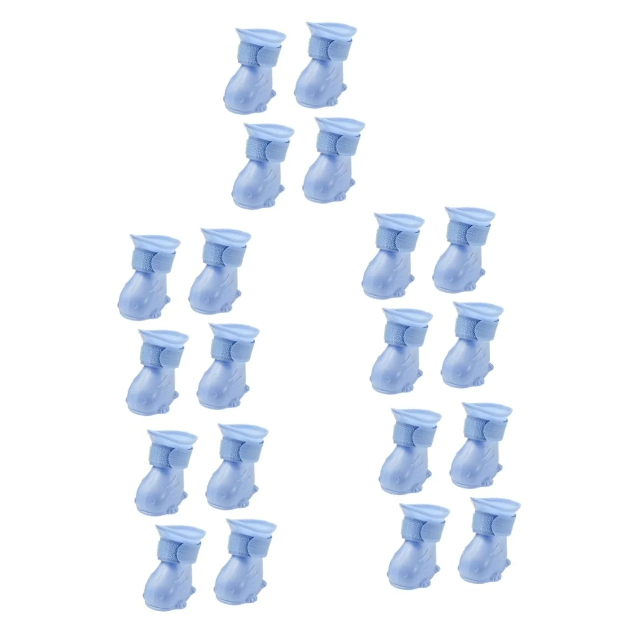 20 Pz Scarpe Impermeabili Stivali da Cucciolo Clima Canino Scarpe Invernali Puppy pupphub Scarpe da Pioggia per Animali Domestici Scarpe da Pioggia per Cuccioli Fare Un Passo Blue