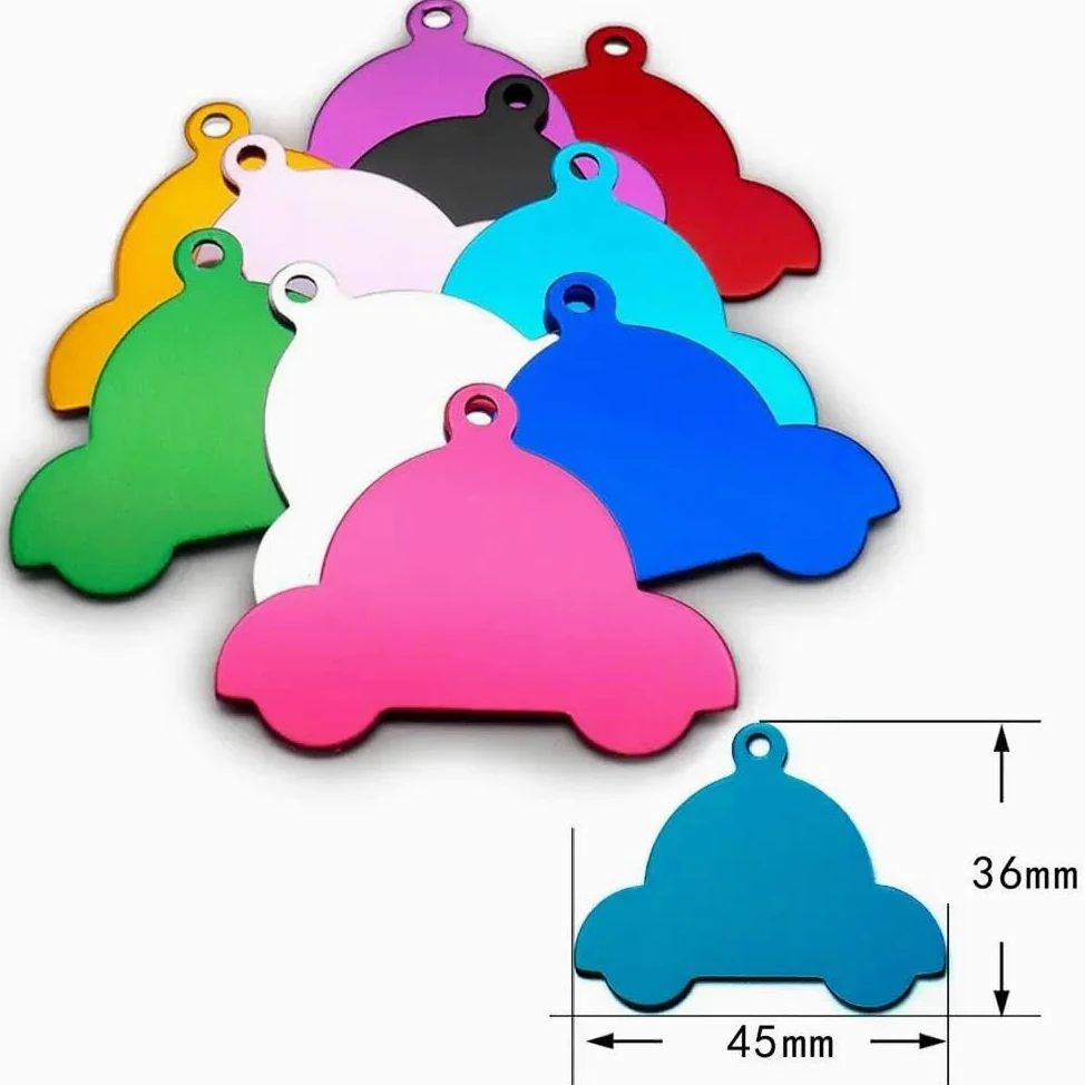 100 PZ Etichette Fai Da Te Incise Per Cani E Gatti Etichette Identificative Vuote In Alluminio Per Animali Domestici Pendenti Con Targhette Identificative Personalizzate Etichette Personalizzat