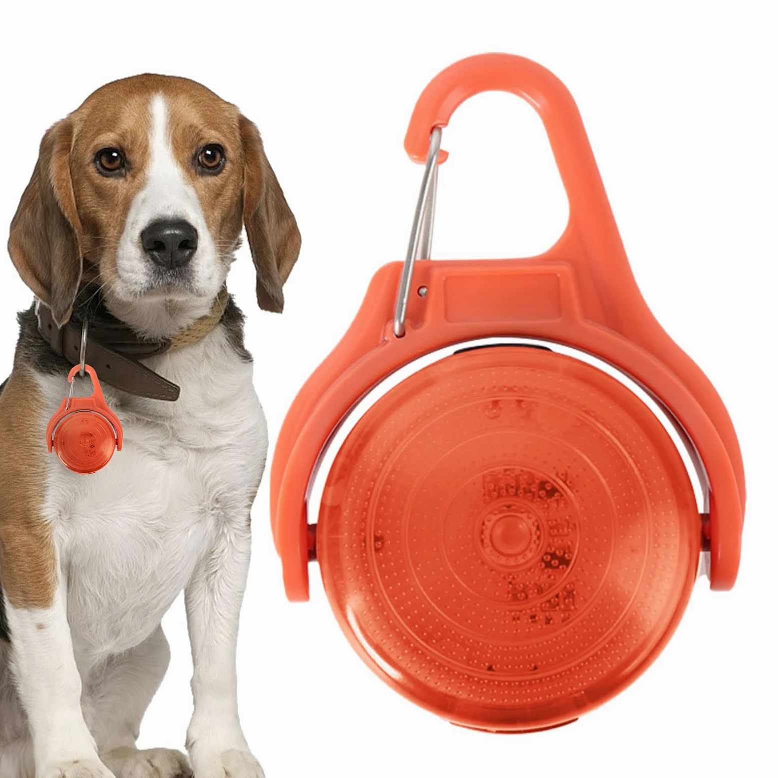 Lampada da passeggio per cani ricaricabile,luci per collare per cani | Luce per collare per animali ricaricabile tramite USB - Torcia per cani multiuso per alpinismo, guida notturna, corsa notturna e