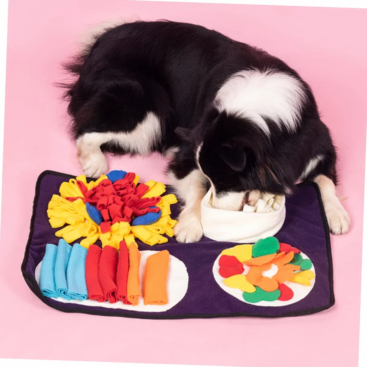 1pezzi Tappetino Olfattivo per Cani Tappetino per Addestramento Cani Accessori per Lavorare Sul Naso per Alimentazione di Snack per Animali Domestici