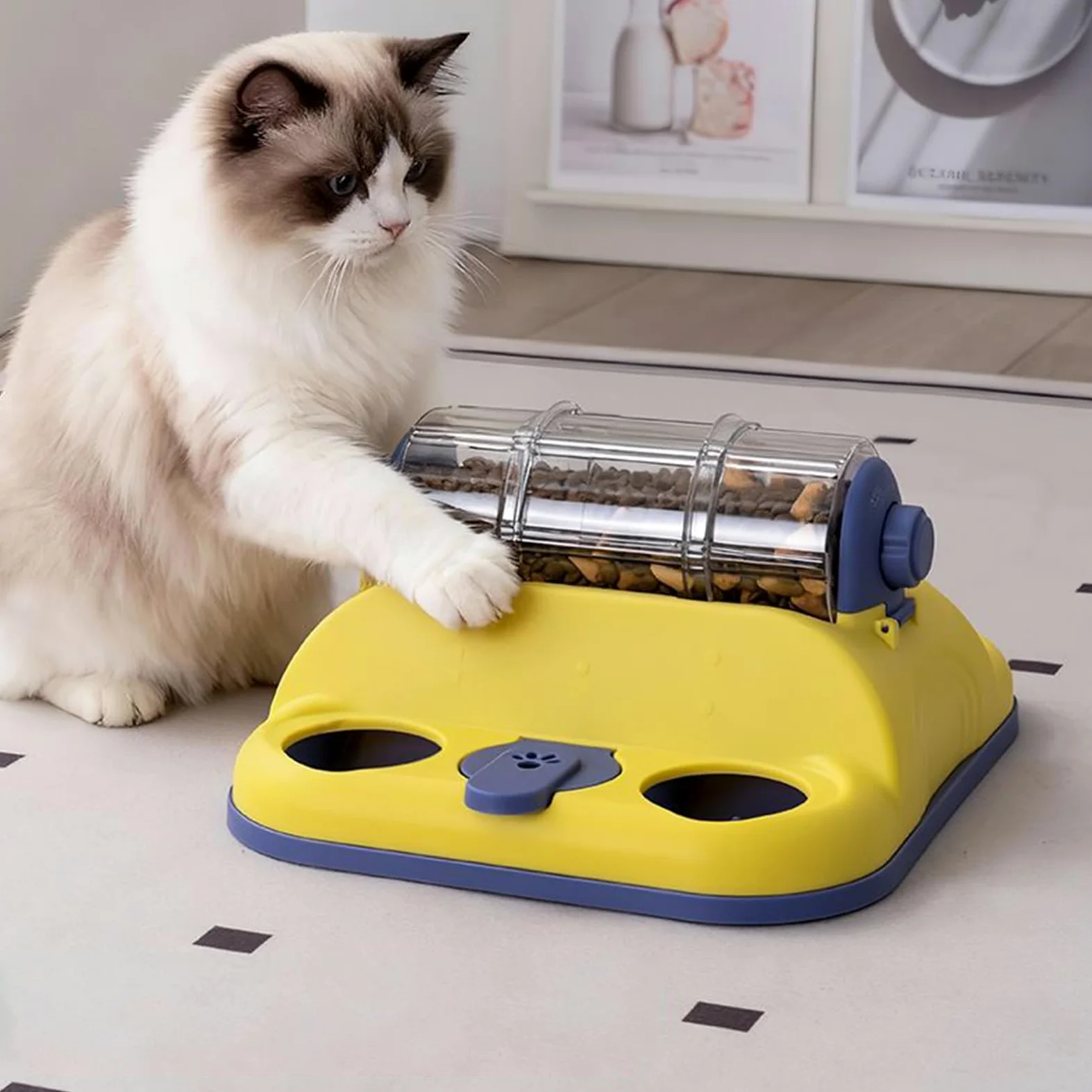 Puzzle per Cani Giochi di Intelligenza con Cibo | Giocattoli Arricchimento per Cani con Dispensatore Premi per Stimolazione Mentale, Addestramento, Cuccioli, e Animali