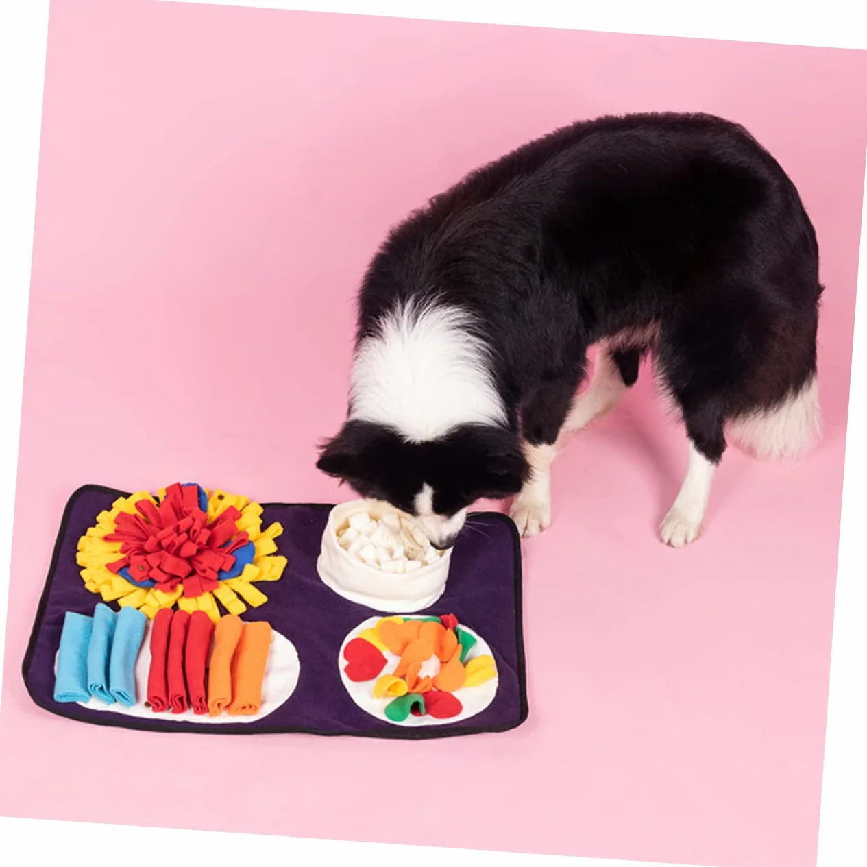 1pezzi Tappetino Olfattivo per Cani Tappetino per Addestramento Cani Accessori per Lavorare Sul Naso per Alimentazione di Snack per Animali Domestici