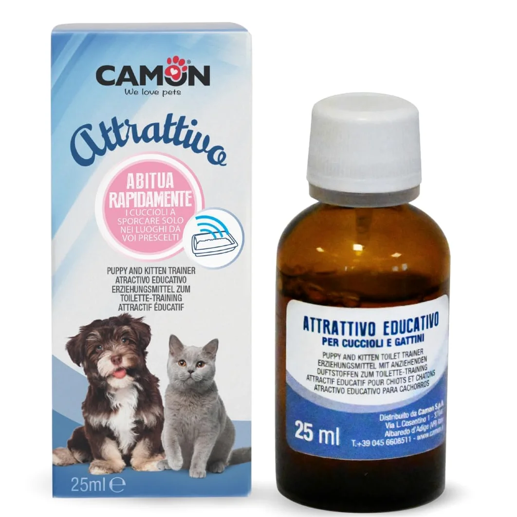 Generico Attrattivo Cuccioli per Gatto e Cane 25ml camon Liquido per addestramento