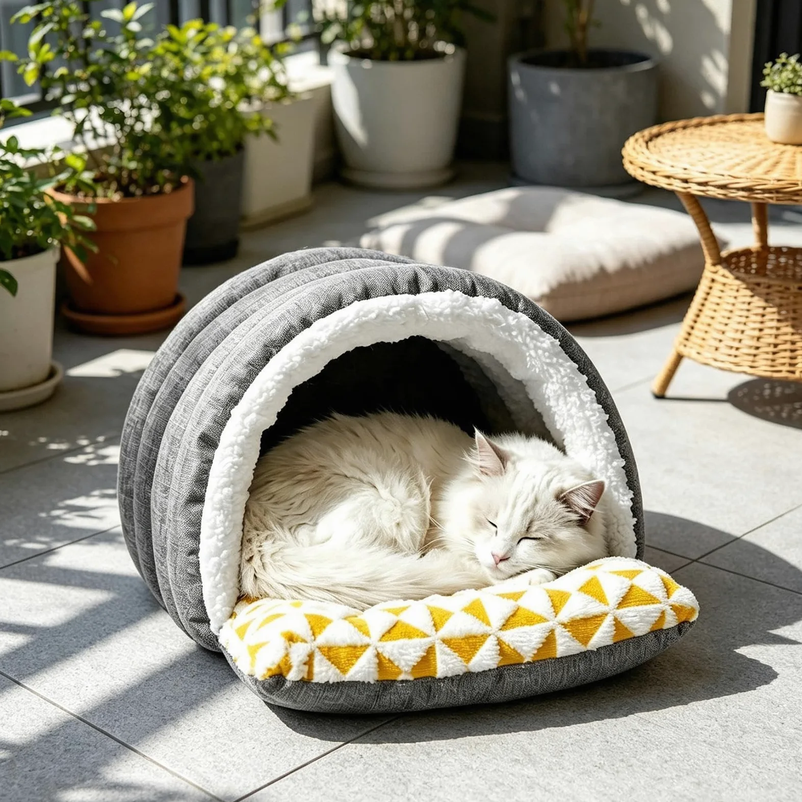 Cuccia Calda Gatti Invernale Caldo Chiuso Termico Rifugio Animali | Cuccia Interna Chiusa Per Cani Adatto A Hotel, Uso Interno, Casa, Camera Da , Soggiorno, Appartamento E Balcone