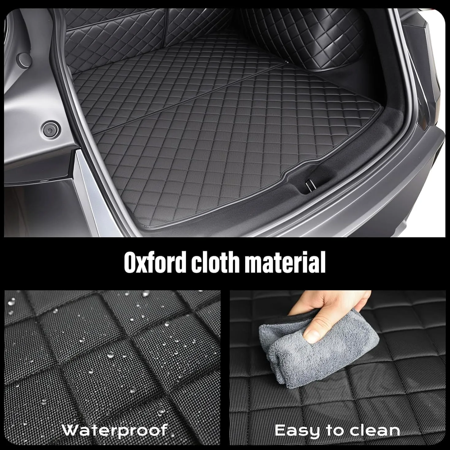 topfit Tappetini per bagagliaio per Tesla Model Y Juniper Nuovo Model Y Rivestimento vano bagagli Coprisedili impermeabili Tappetini protettivi per Tesla Model Y Accessori 2025-2026