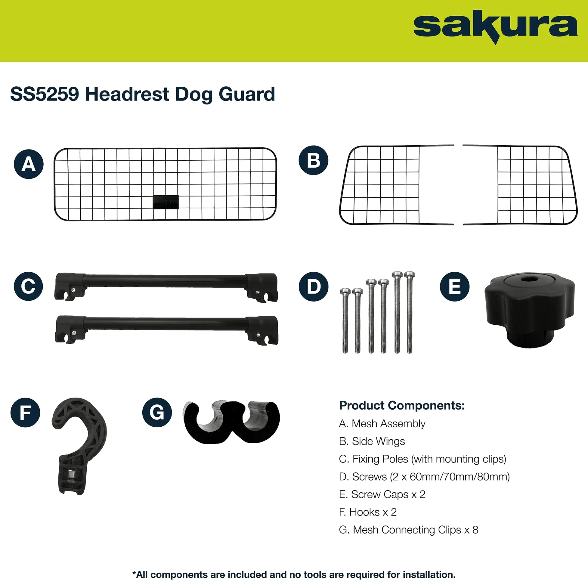 Griglia Cani Per BMW 7 Series 2009-2019, Divisorio Auto Metallo Robusto. | Divisorio Auto per Cani Poggiatesta, Griglia Divisoria Regolabile, Barriera Metallo senza Forare, Protezione Bagagliaio