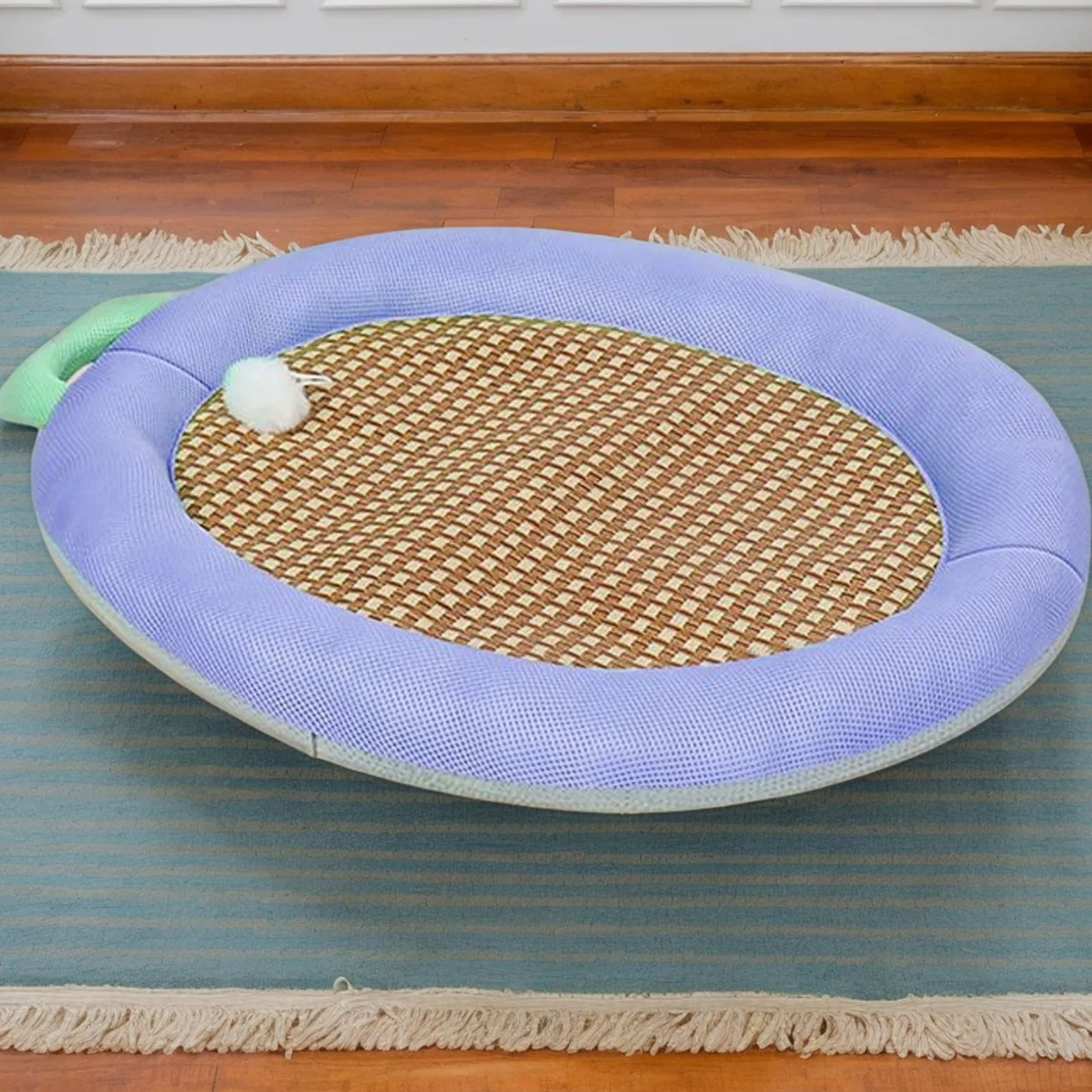 Tappeto rinfrescante per cani, per interni, lavabile, resistente | Materassino rinfrescante per cuccioli con cuscino freddo, per estate, interno ed esterno, medio cucciolo e gattino