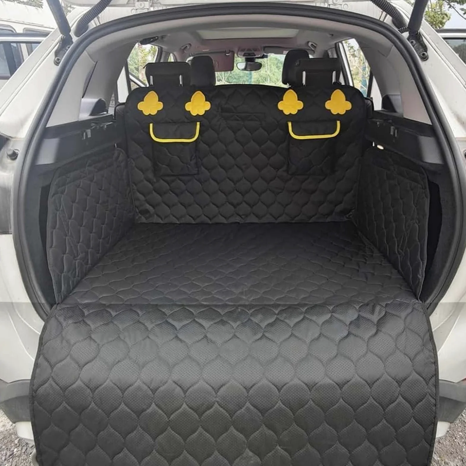 Telo Bagagliaio Auto per Cani per Mini 2Doors/Cooper/Cooper S/Cooper SE, Fodere Sedili per Cani per Veicoli Antistrappo e Impermeabile con Protezione Laterale