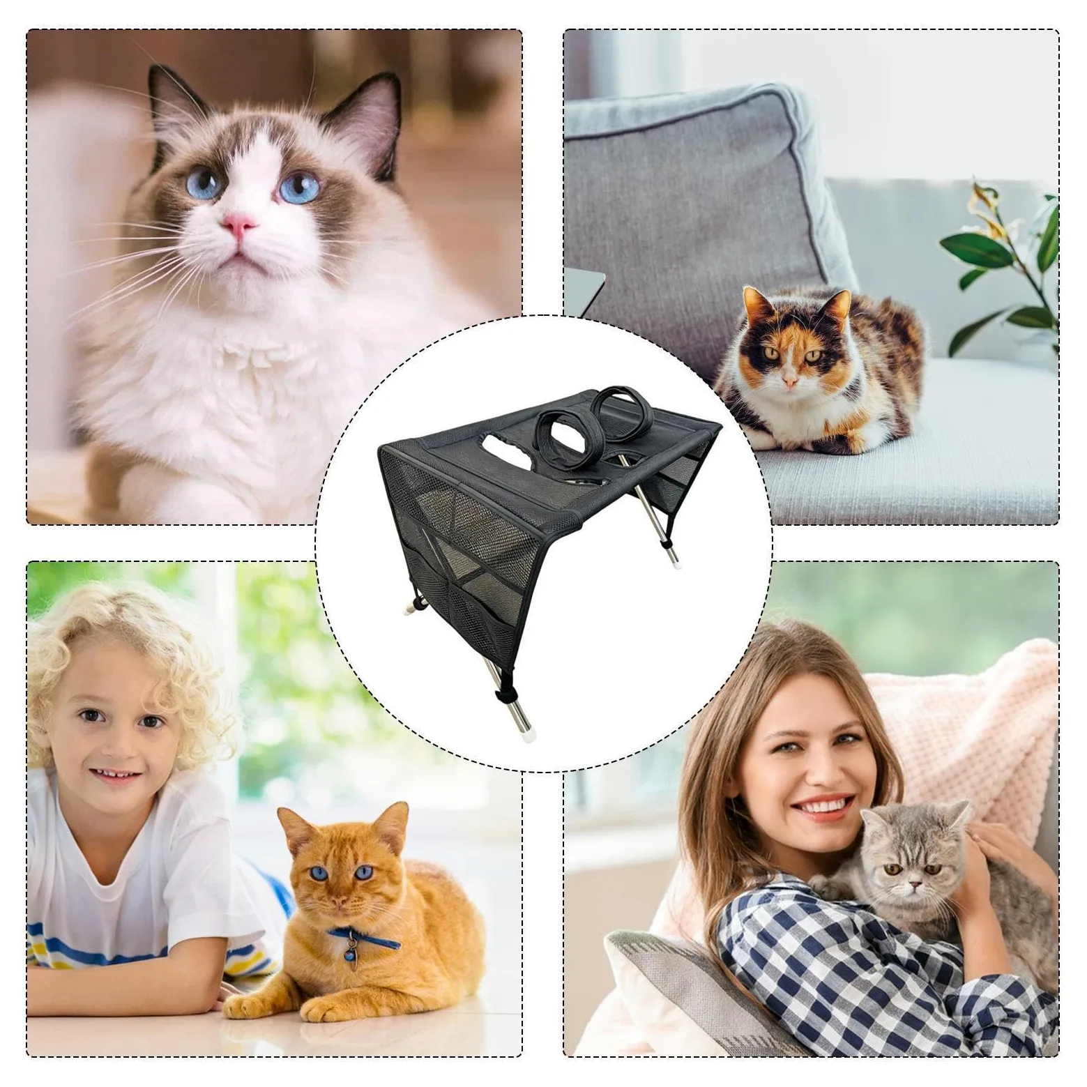 Tavolo Da Toelettatura Per Cani Supporto Rimovibile Traspirante | Amaca Per Toelettatura Animali Per Cuccioli, Cani Anziani, Bagno, Doccia, Lavaggio, Taglio, Rasatura, Spazzolatura, Salone,