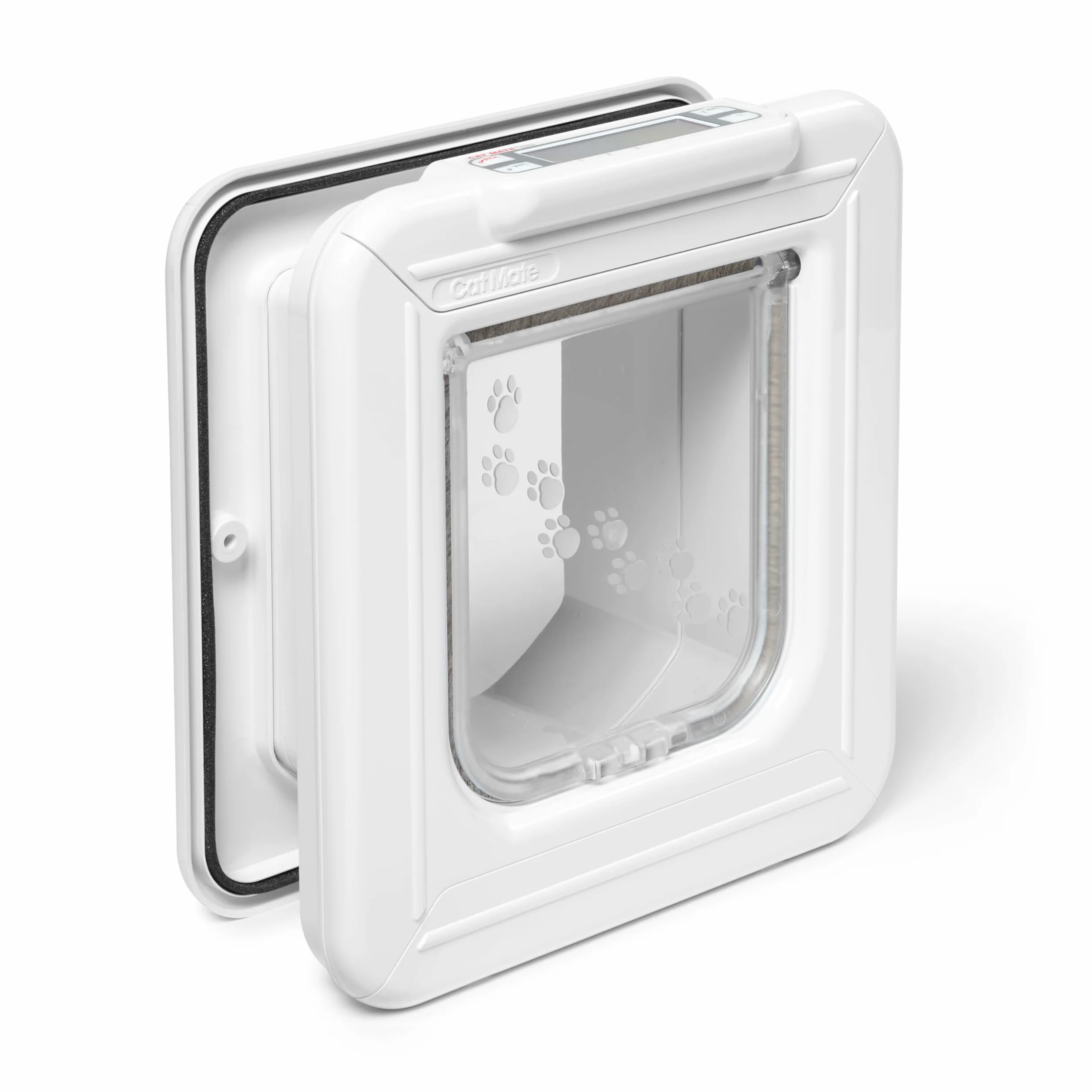 Cat Mate Elite Microchip Cat Flap with Digital Timer & LCD Display